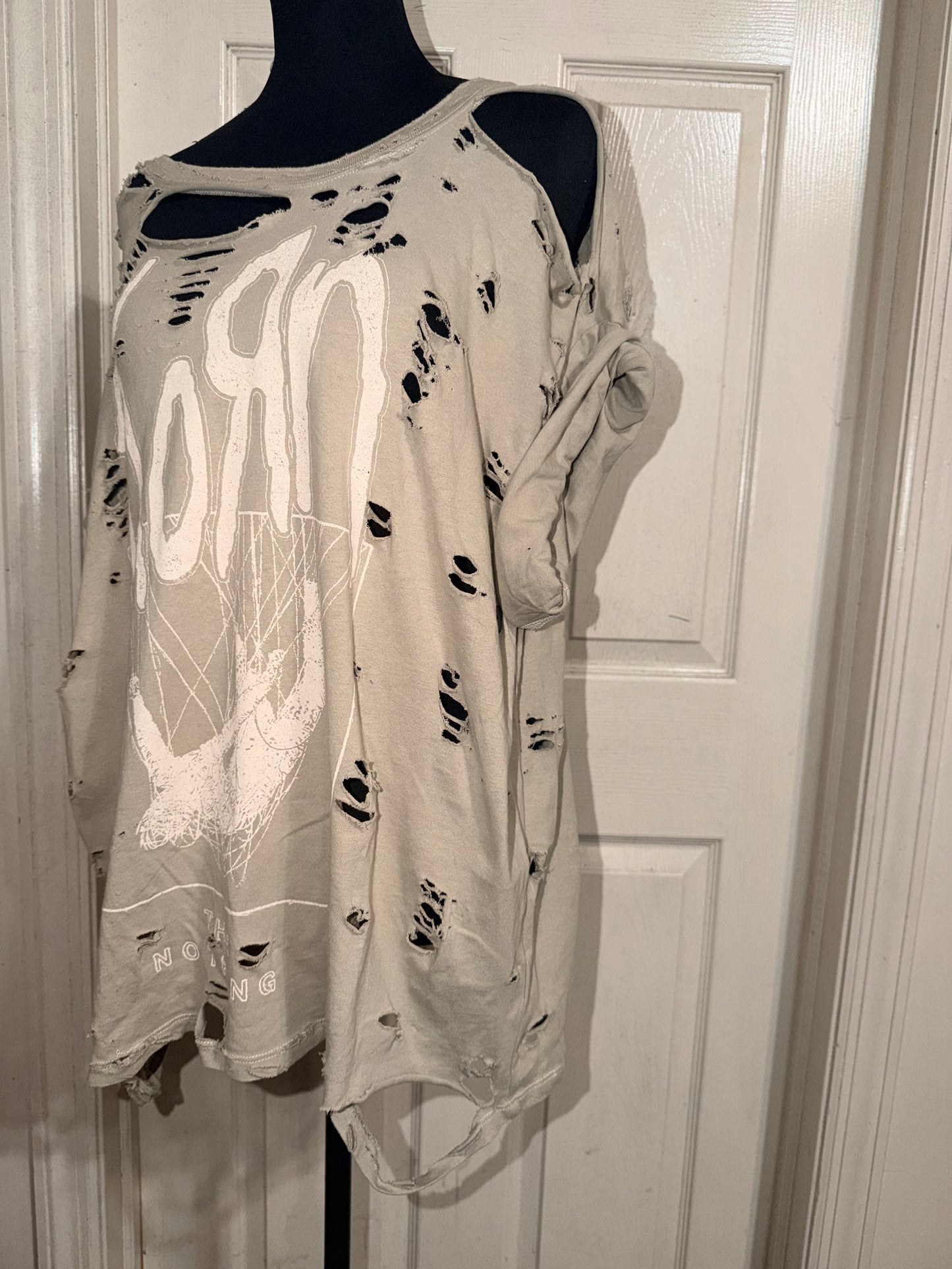 Korn Oversized Distressed Tee