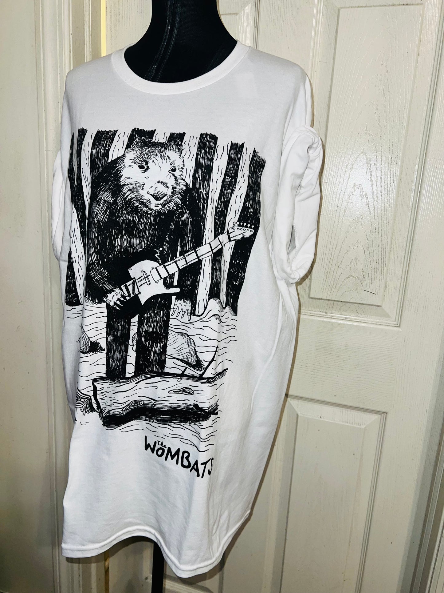 The Wombats Oversized Distressed Tee
