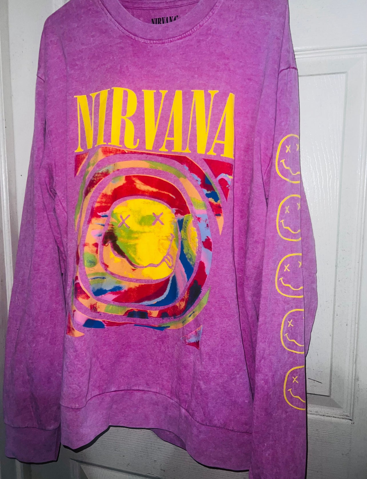 Nirvana Oversized Distressed Sweatshirt (Multi-Color Options)