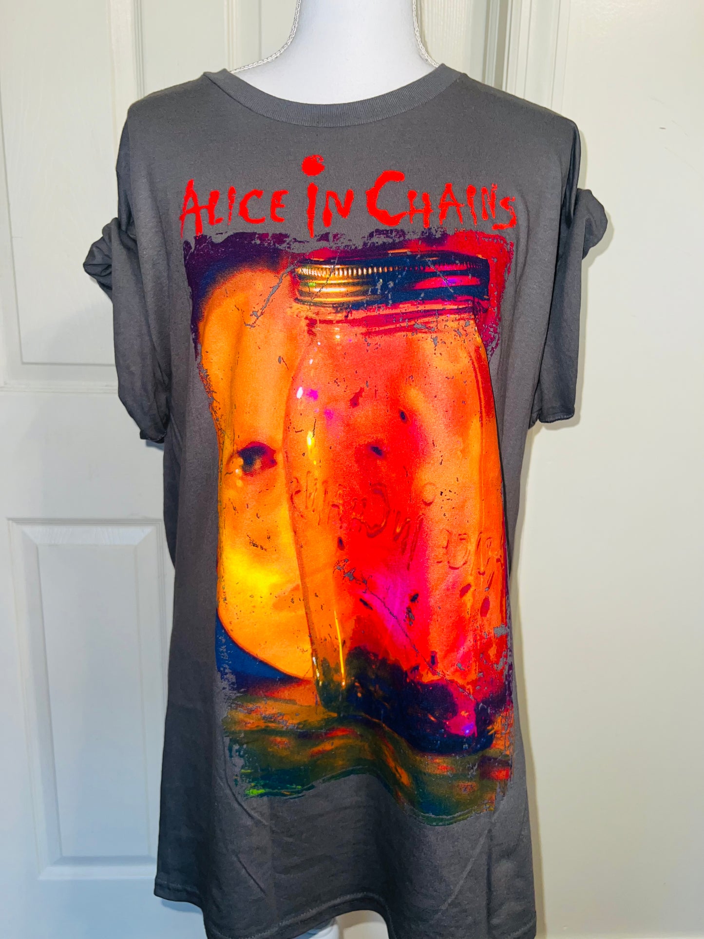 Alice In Chains Oversized Distressed Tee