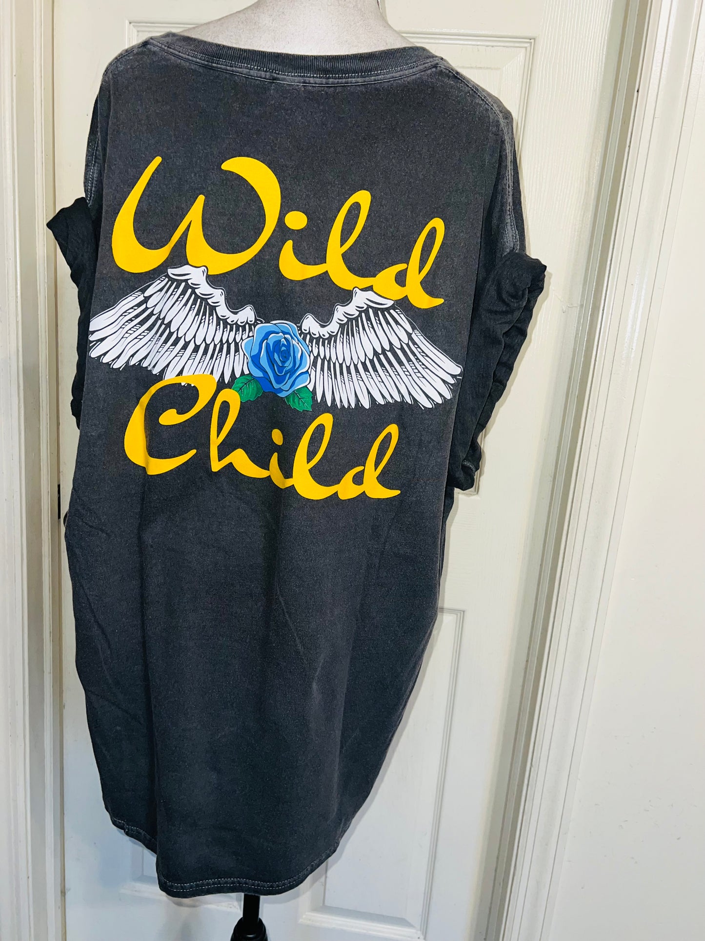 Betty Boop Wild Child Oversized Distressed Tee