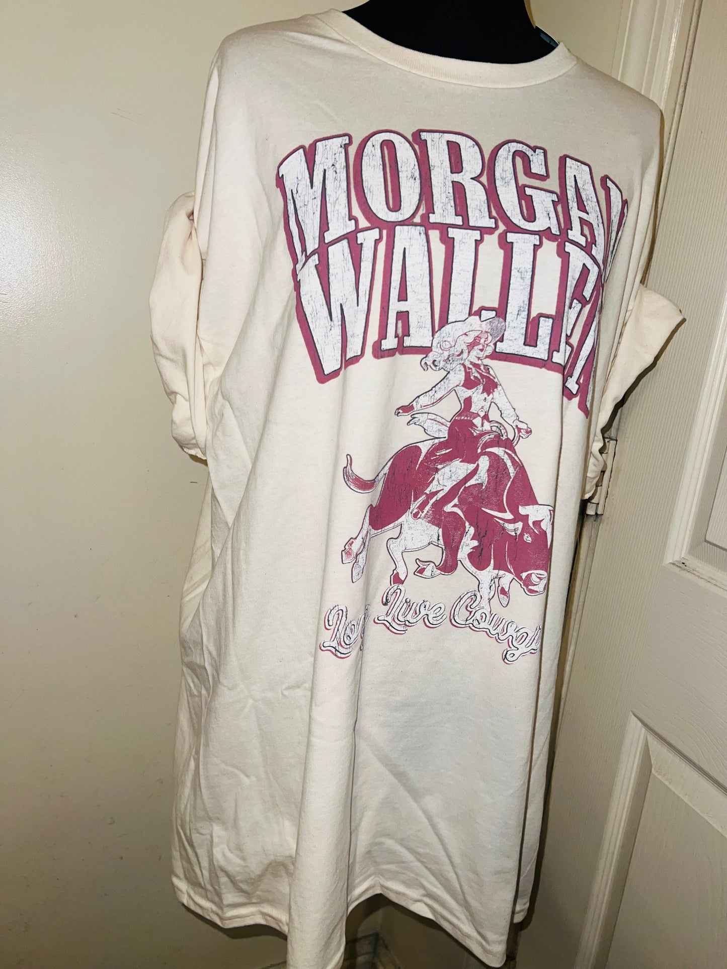 Morgan Wallen Oversized Distressed Tee