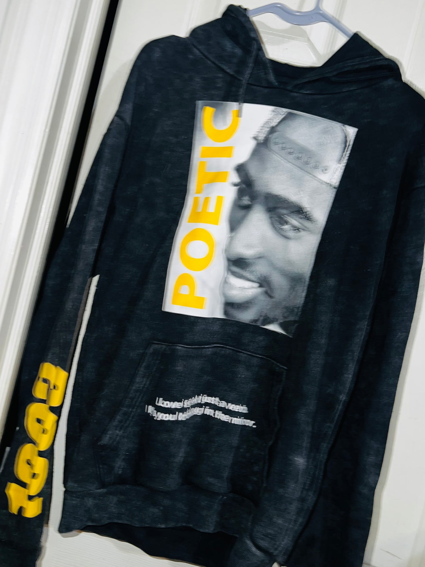 Tupac Oversized Hooded Sweatshirt