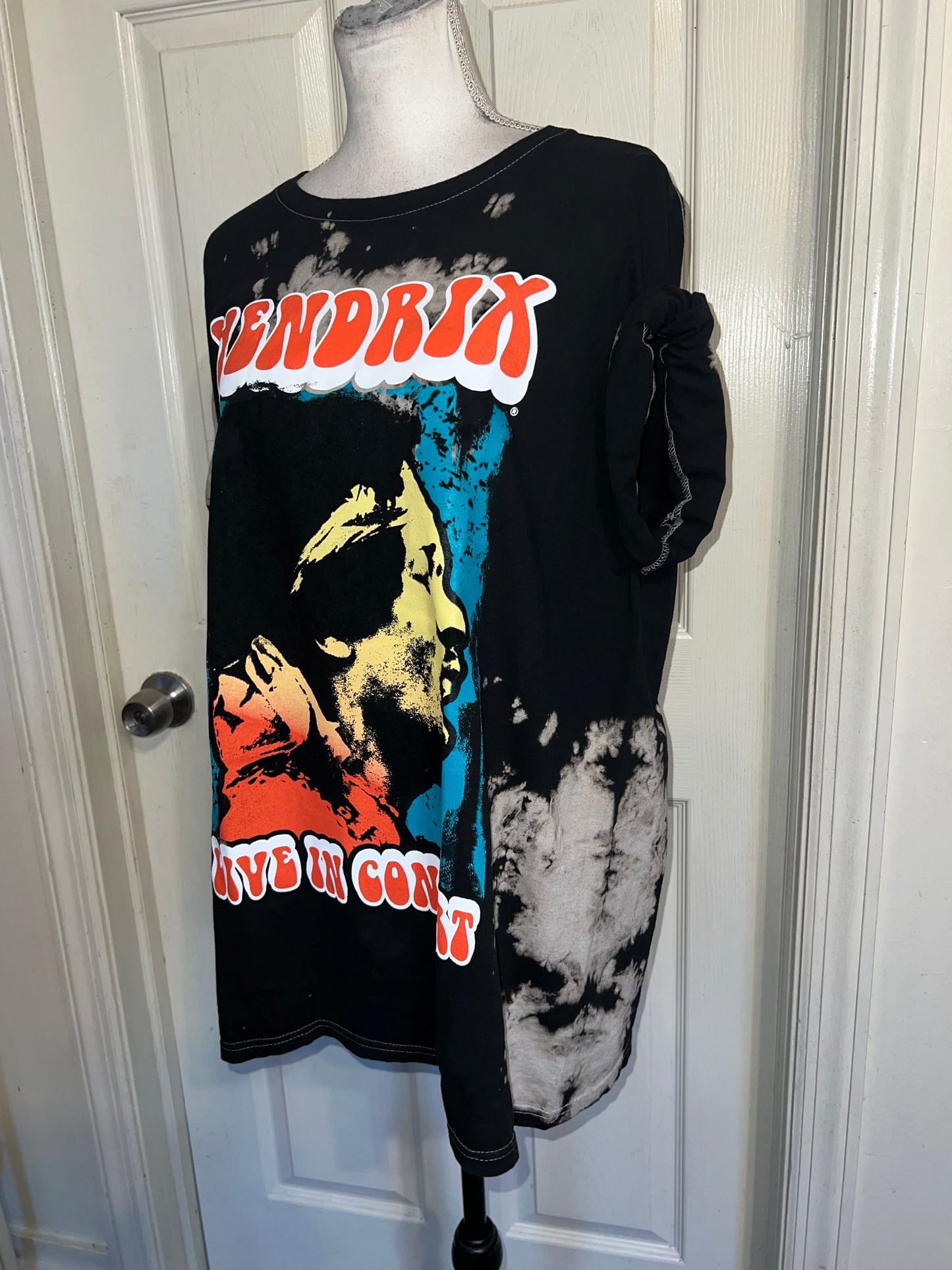 Jimi Hendrix Oversized Distressed Tee