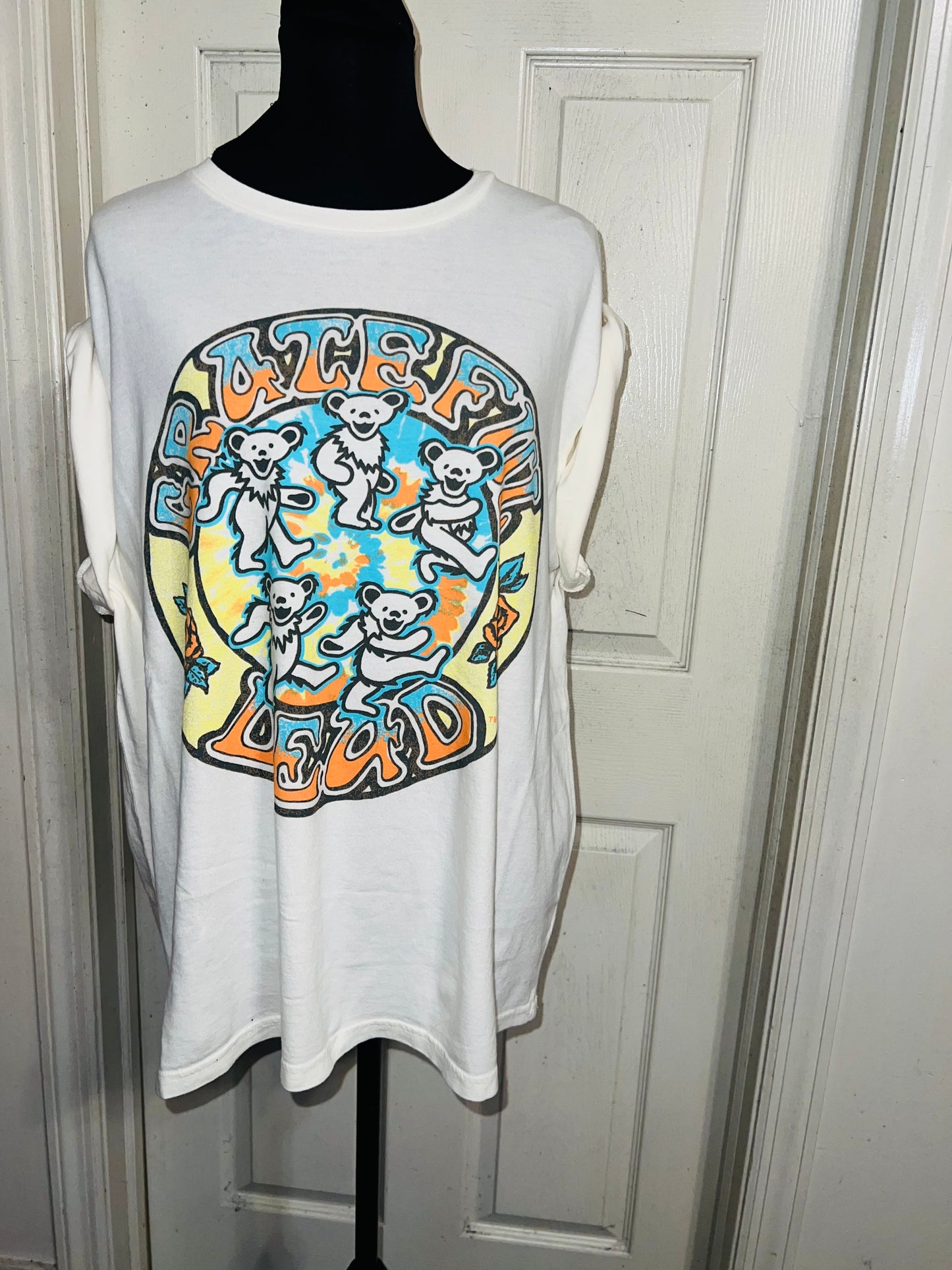 Grateful Dead Double Sided Oversized Distressed Tee