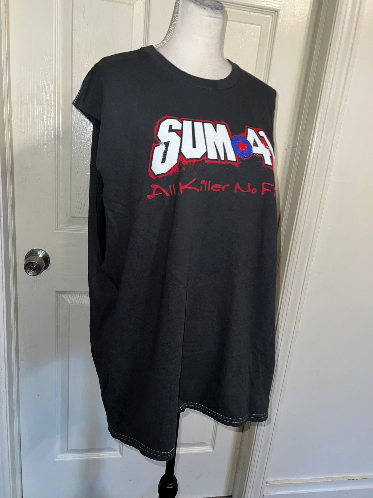 Sum 41 Double Sided Oversized Distressed Tank