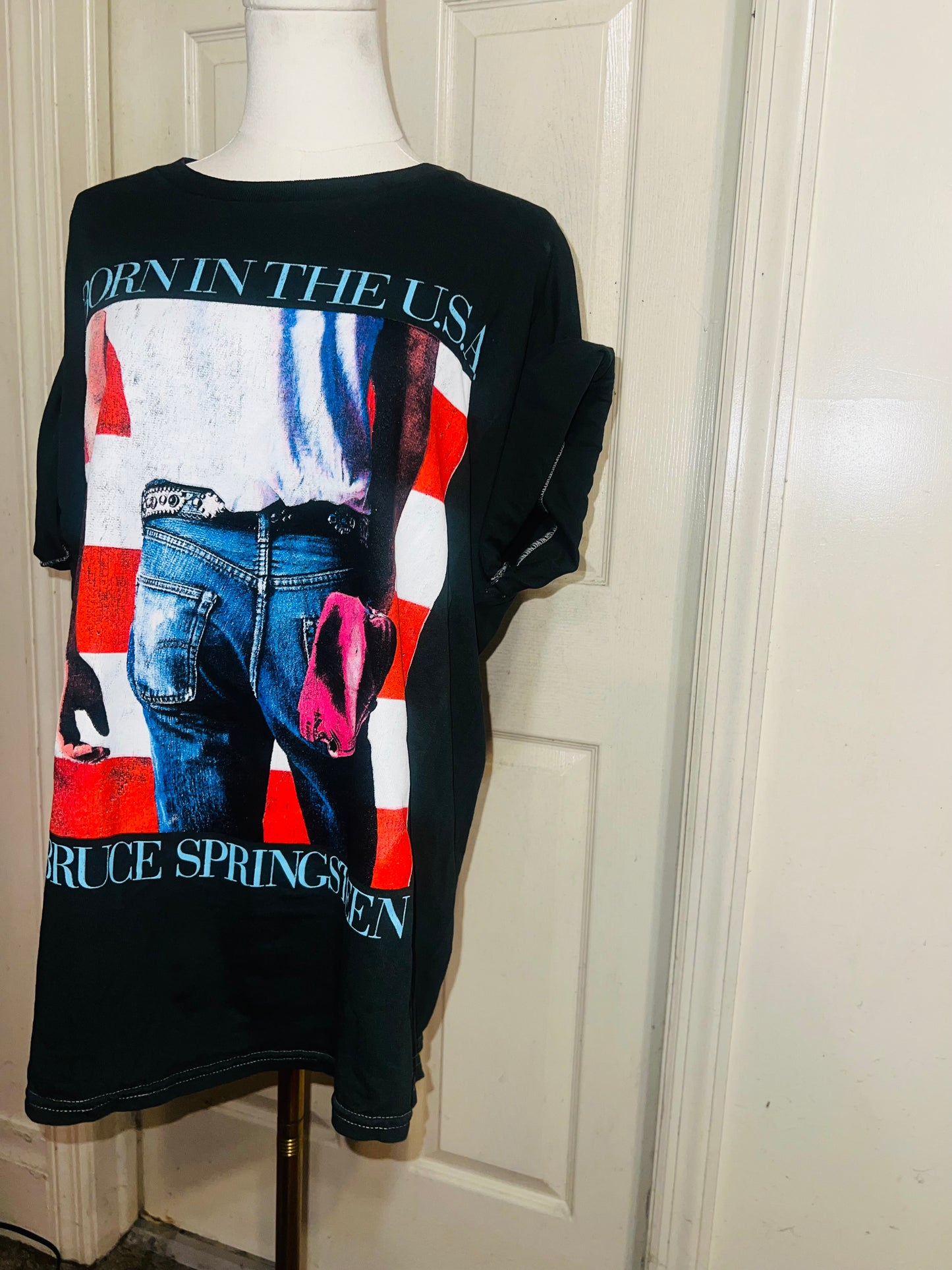 Bruce Springsteen Oversized Distressed Tee