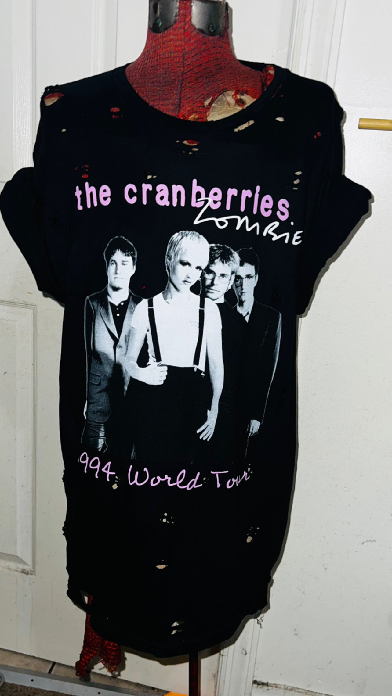 The Cranberries Oversized Distressed Tee