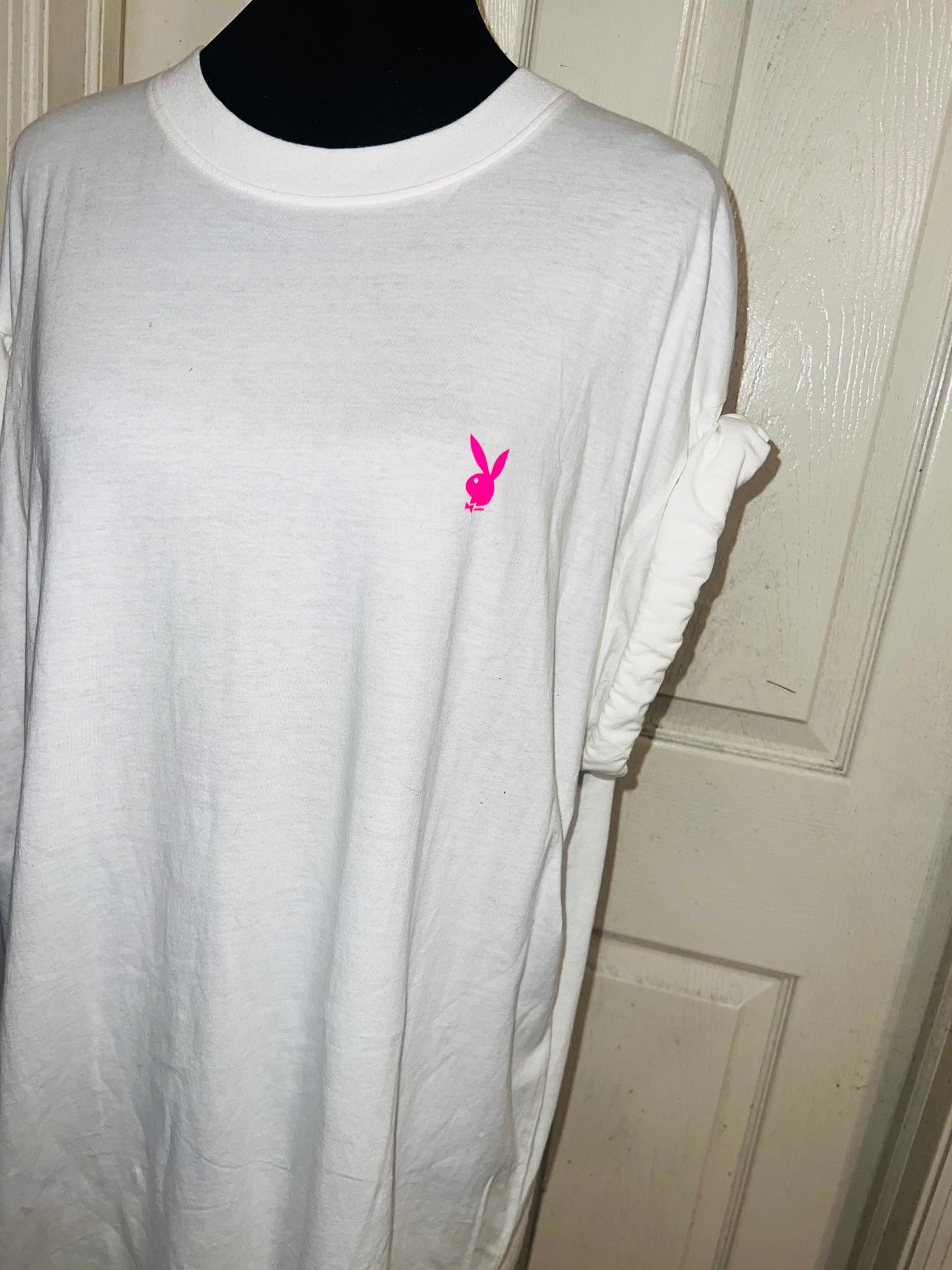 Playboy Surf Club Double Sided Oversized Distressed Tee