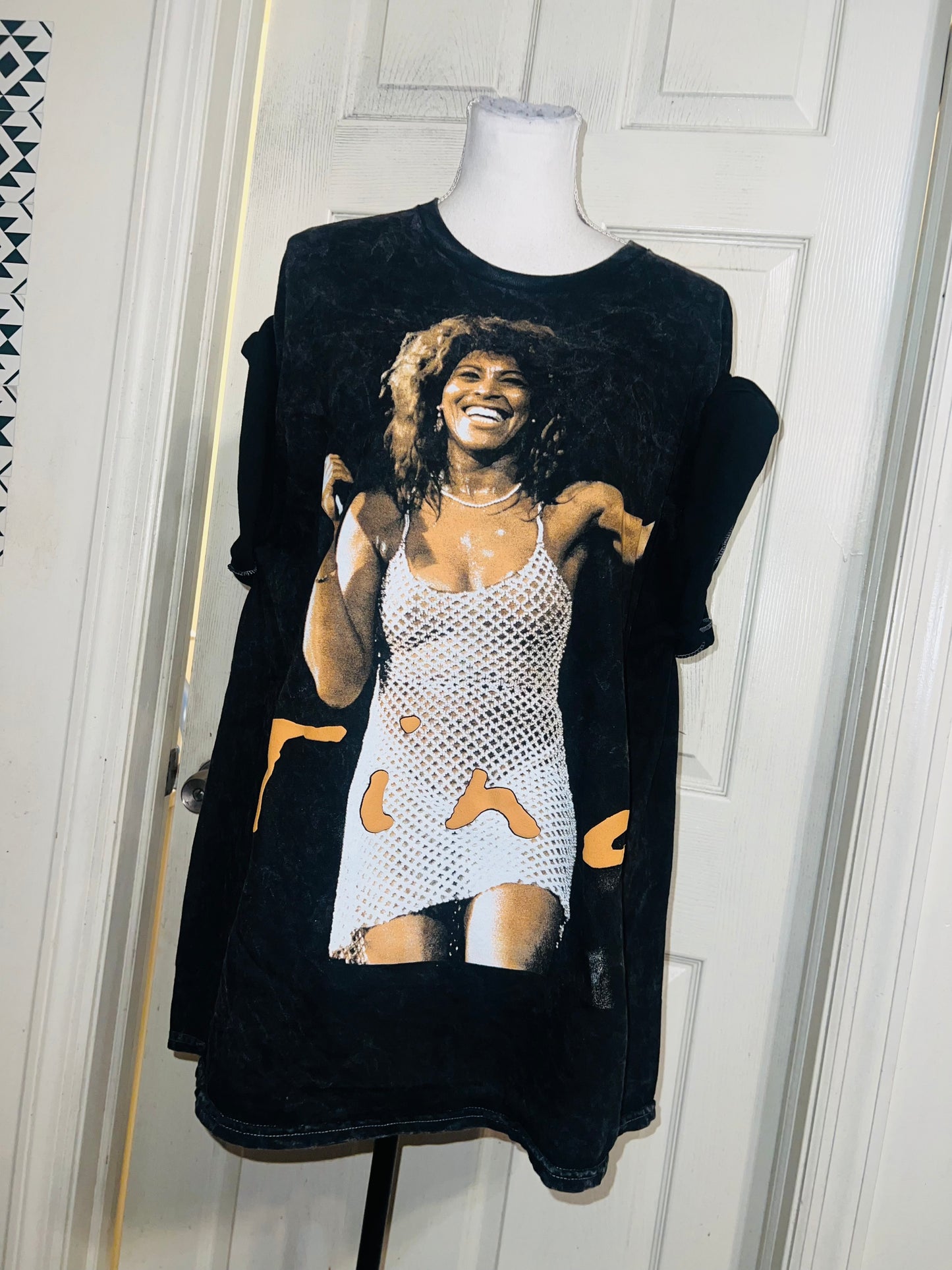 Tina Turner Oversized Distressed Tee