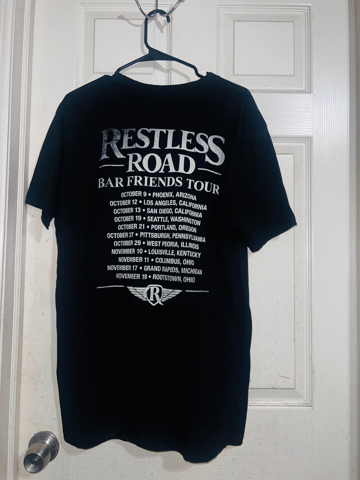 Restless Road Vintage Double Sided Oversized Tee