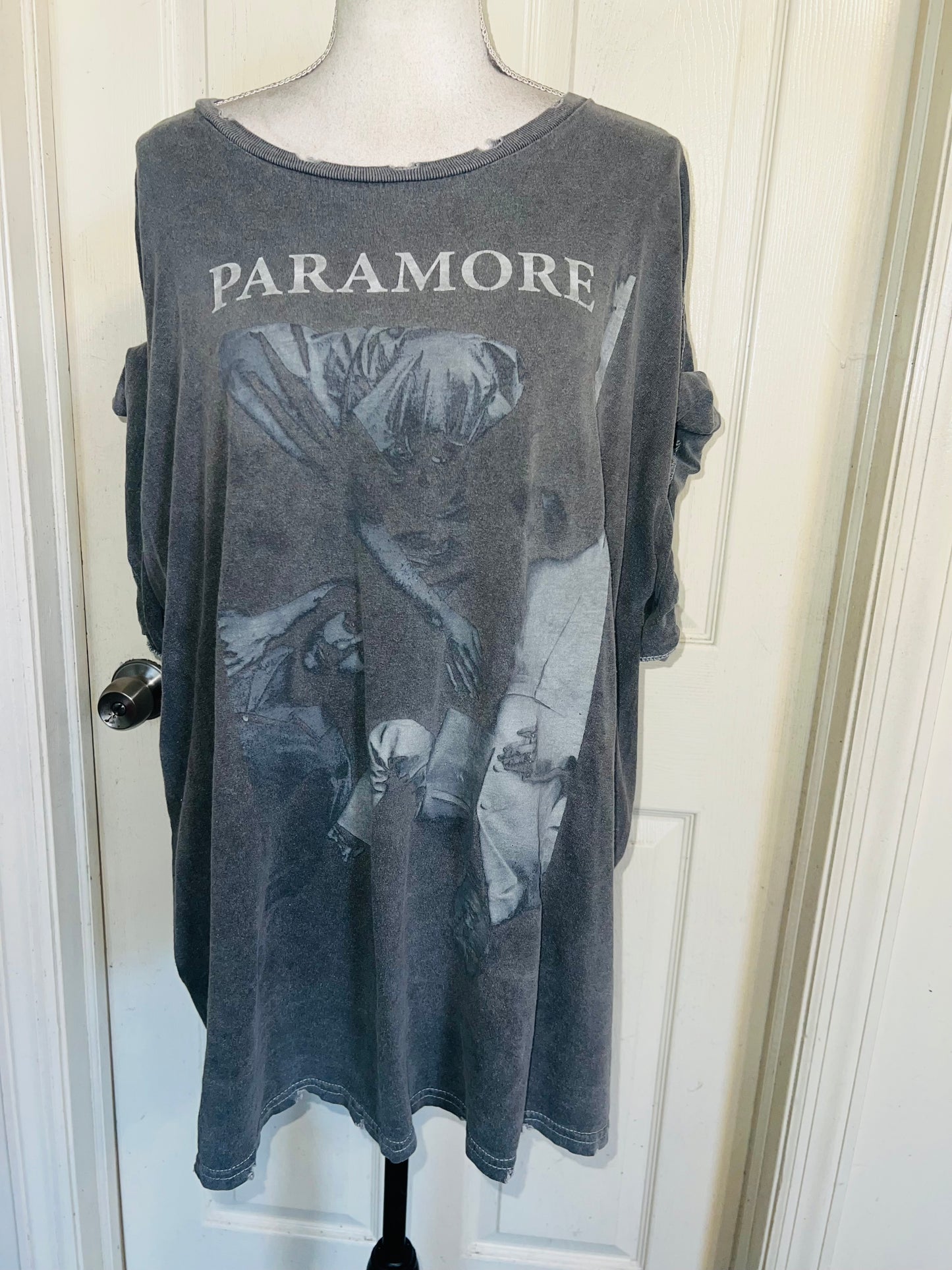 Paramore Oversized Distressed Tee