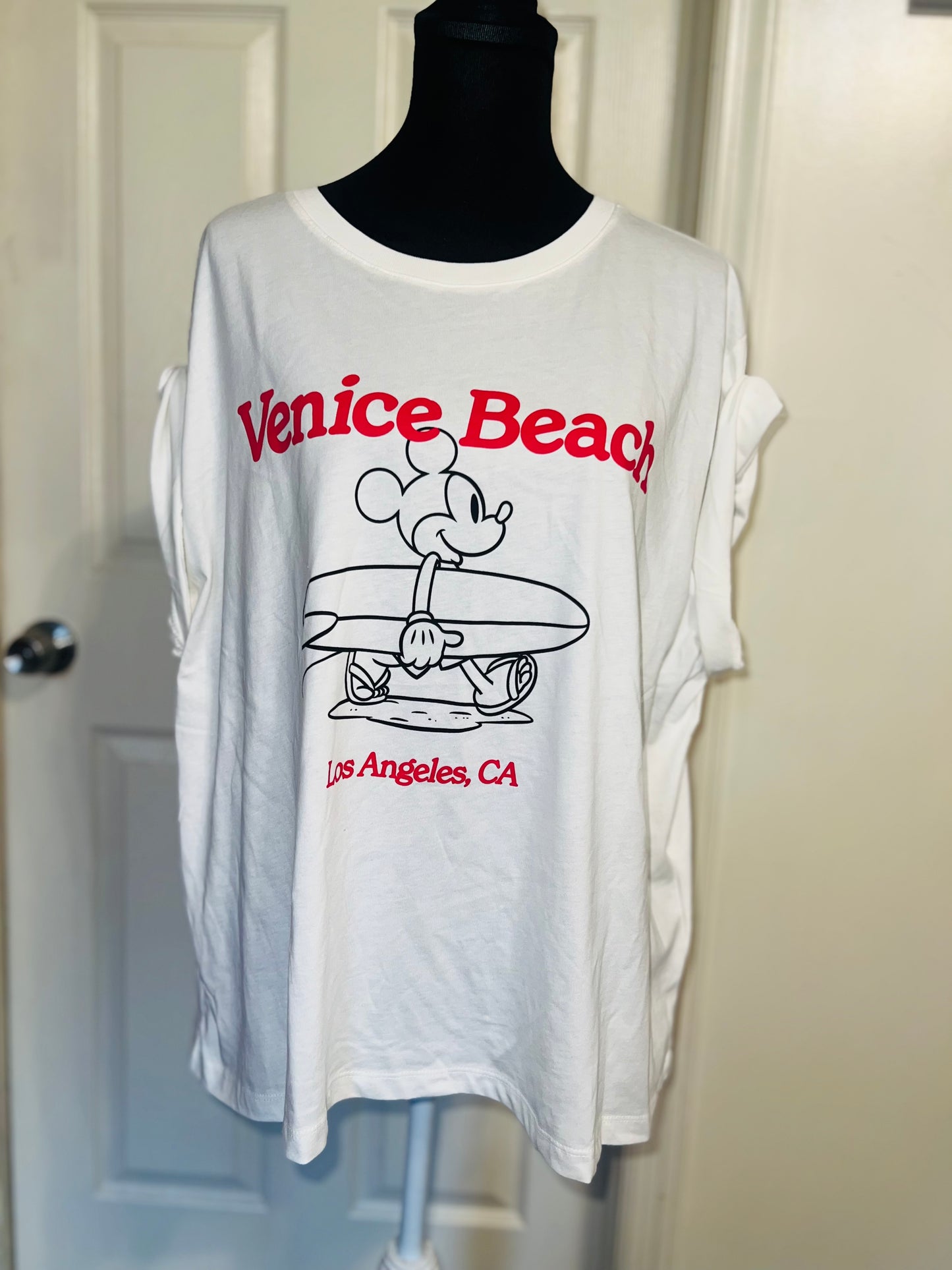 Mickey Mouse Oversized Distressed Tee