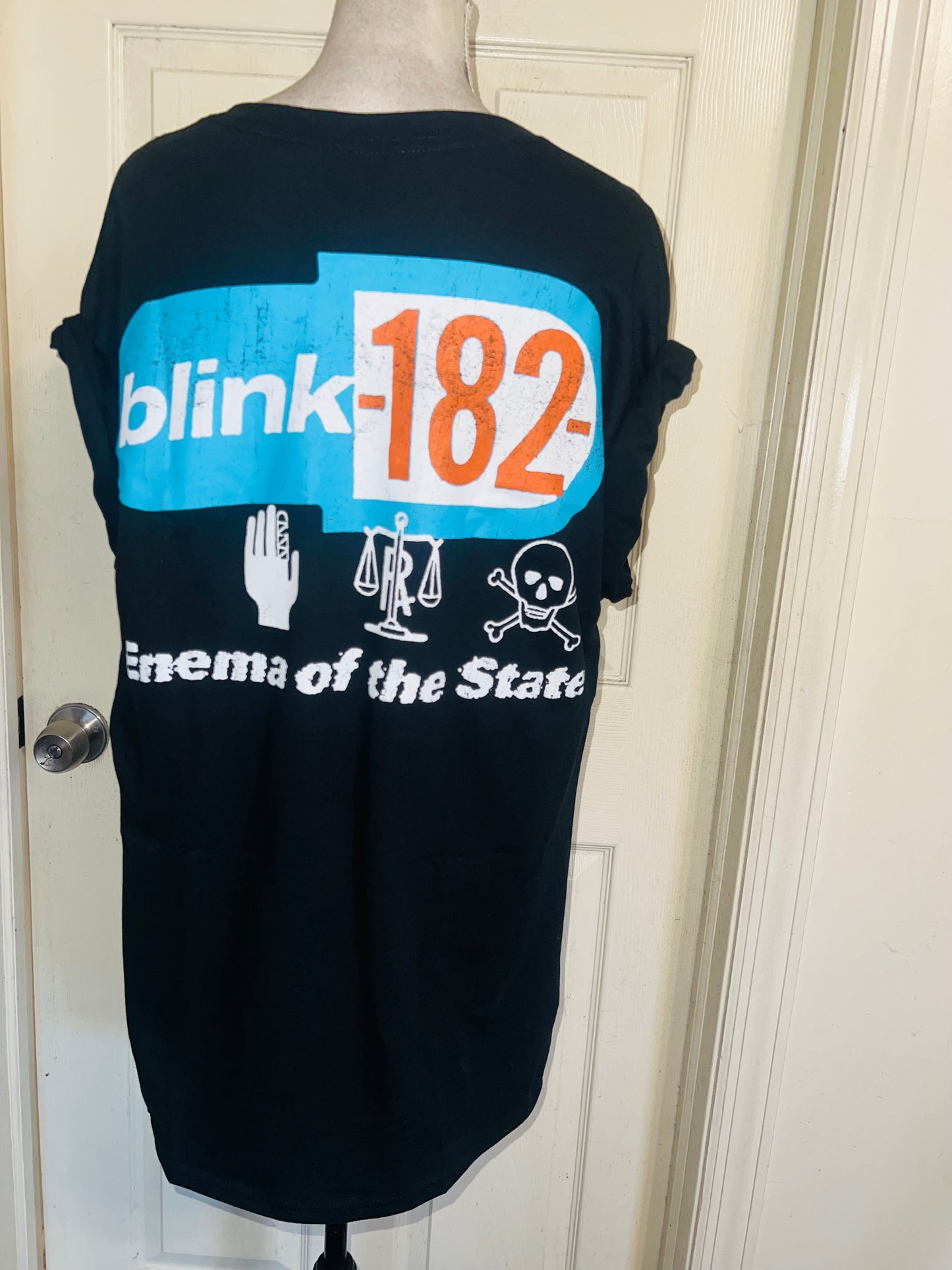 Blink 182 ‘Halloween’ Oversized Distressed Tee