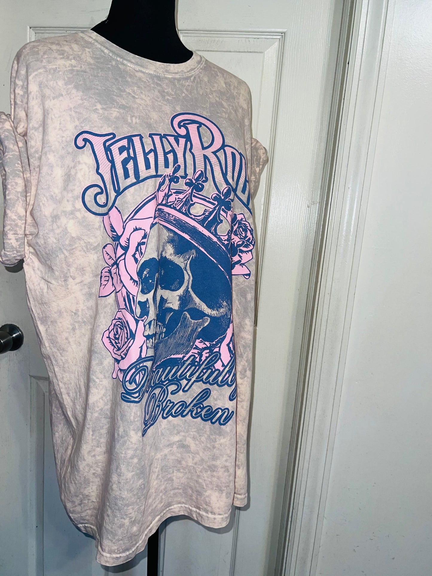 Jelly Roll Oversized Distressed Tee