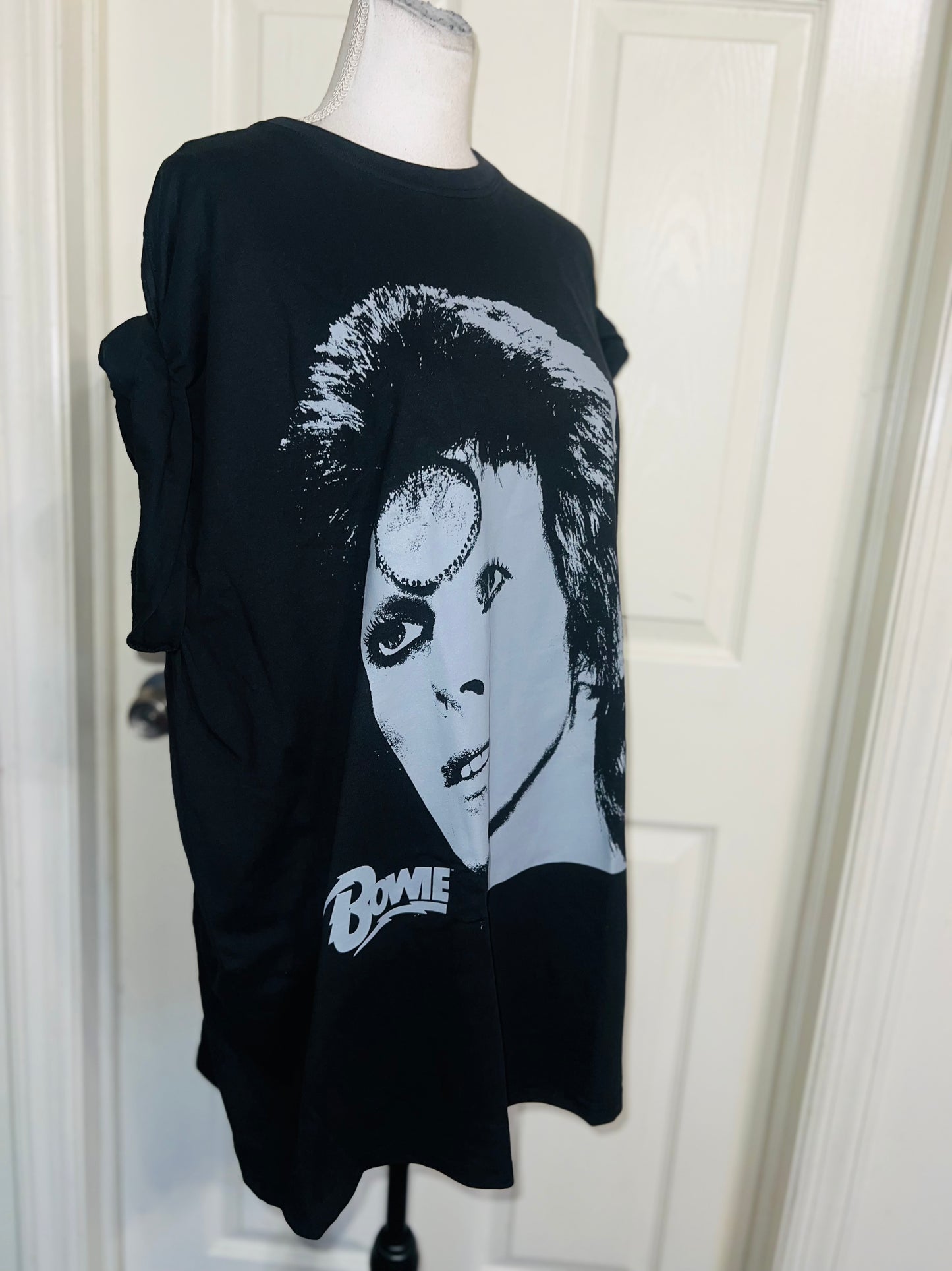 David Bowie Oversized Distressed Tee