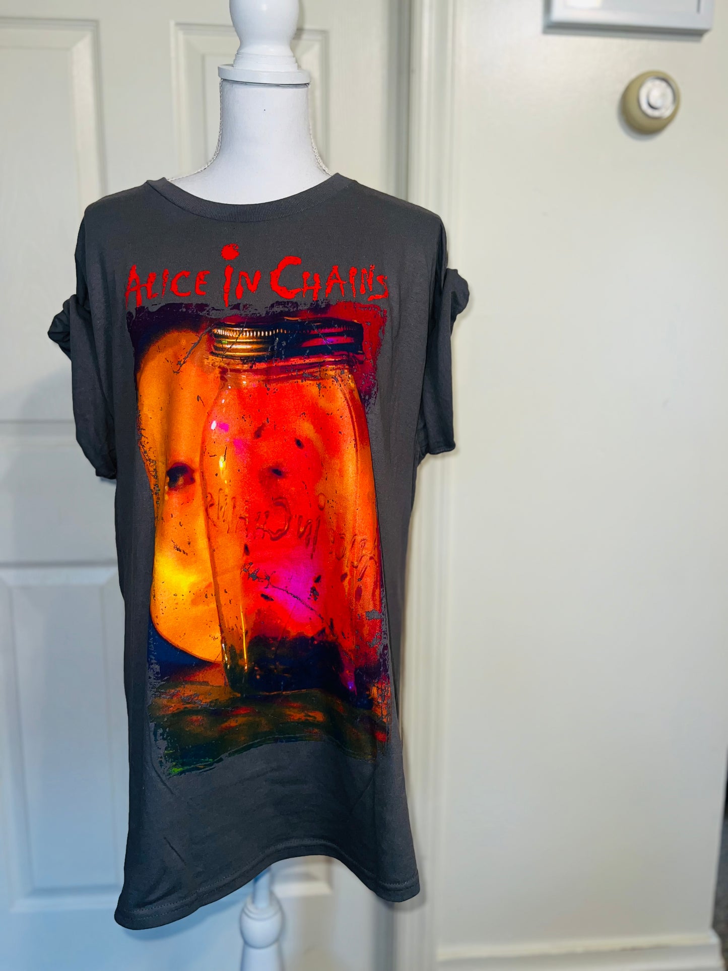 Alice In Chains Oversized Distressed Tee