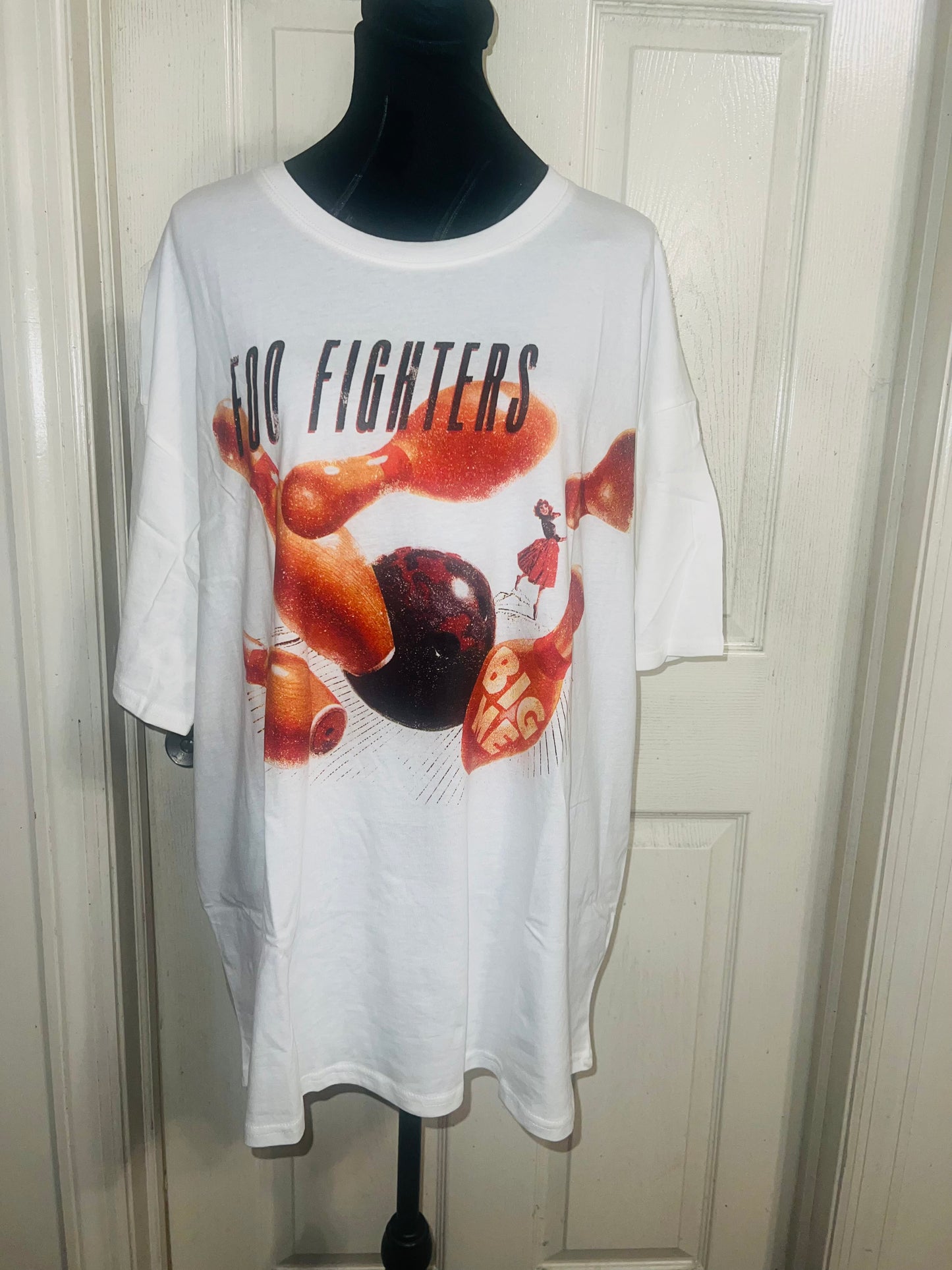 Foo Fighters Oversized Distressed Tee