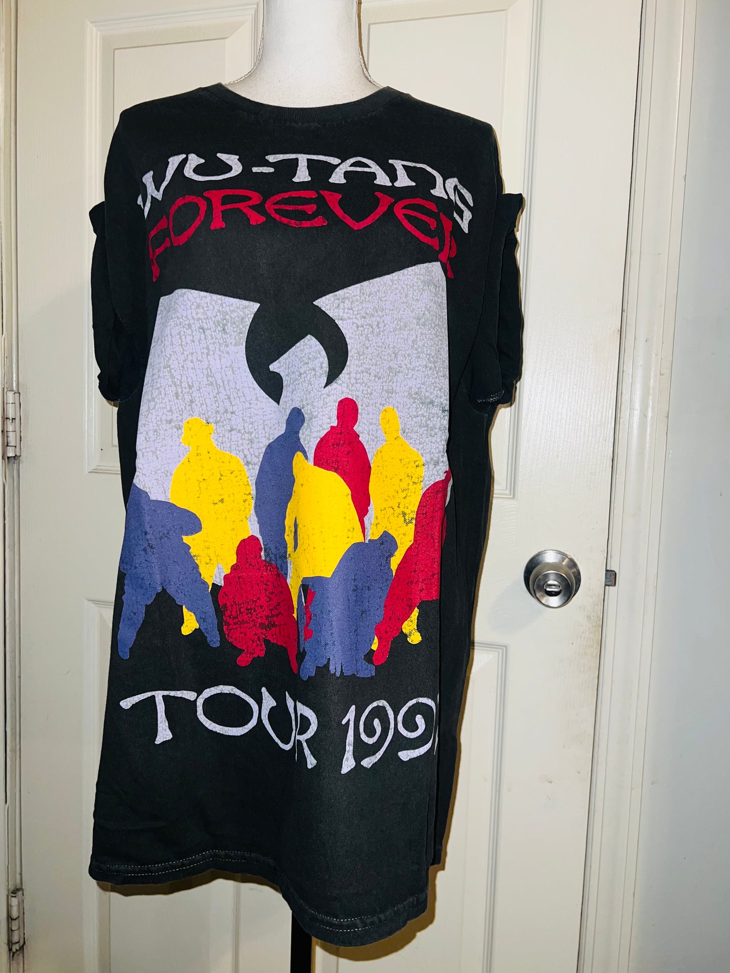 Wu-Tang Clan Oversized Distressed Tee