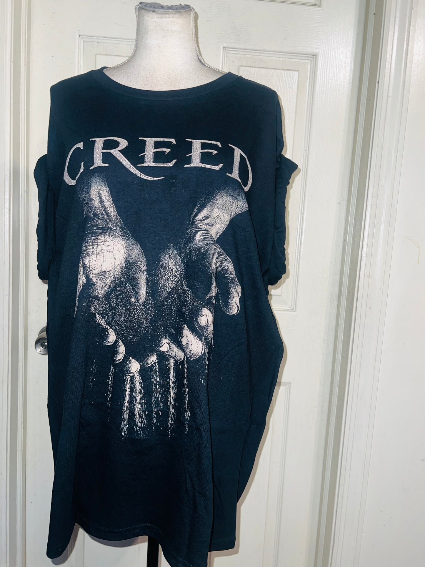 Creed Oversized Distressed Tee