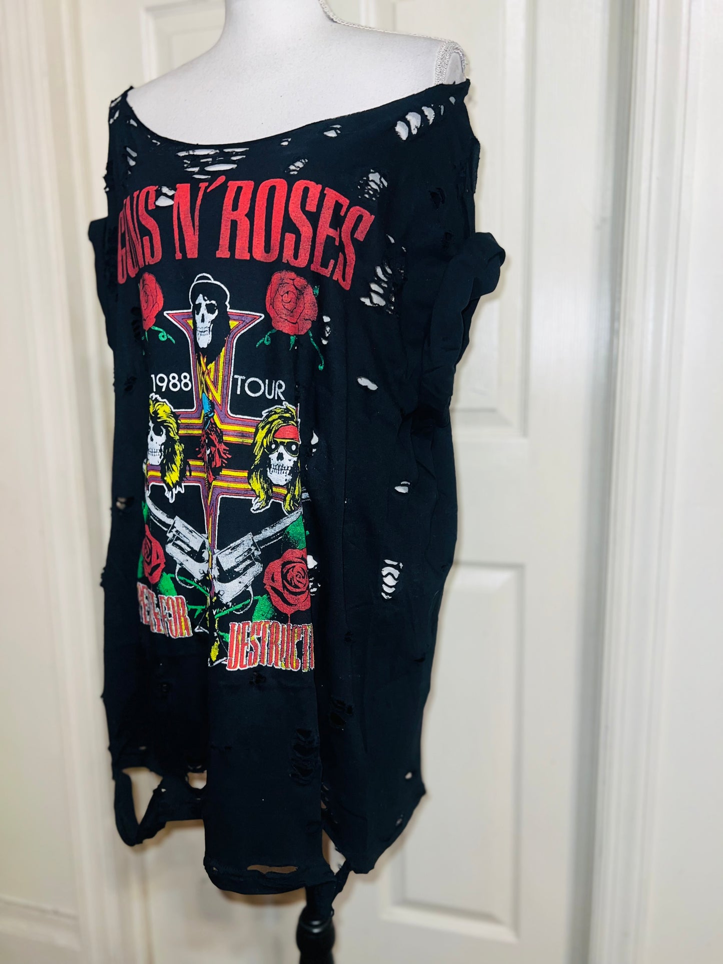 Guns N’ Roses Oversized Distressed Tee