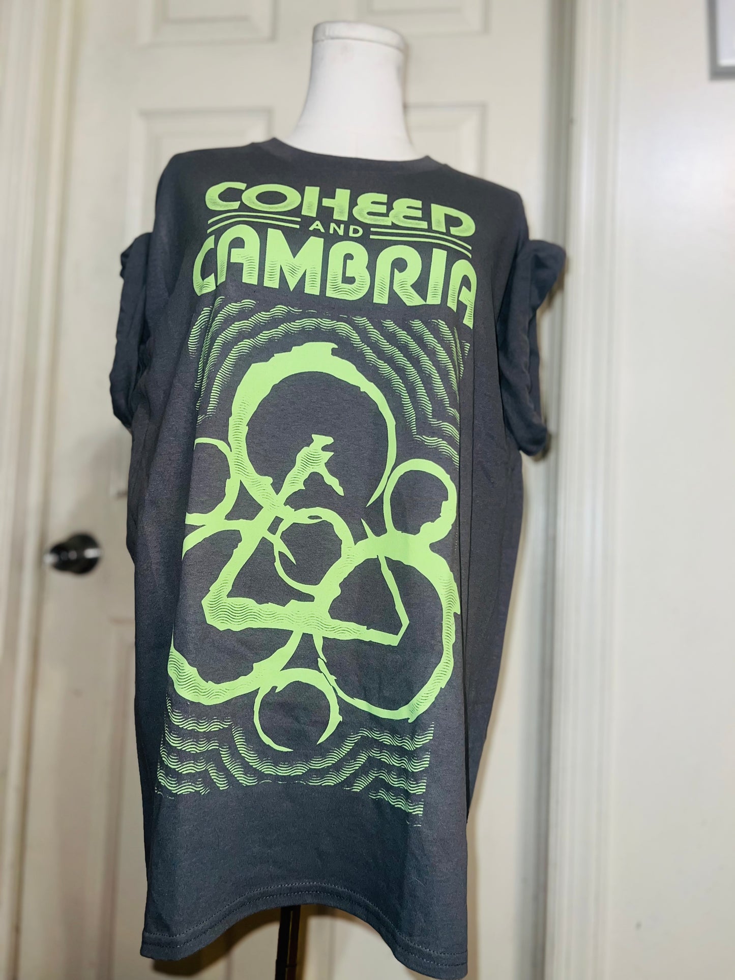 Coheed & Cambria Oversized Distressed Tee