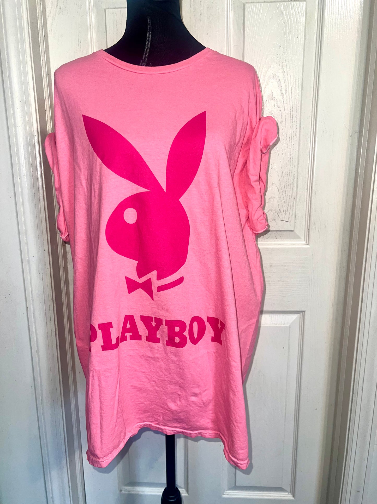 Playboy Oversized Distressed Tee