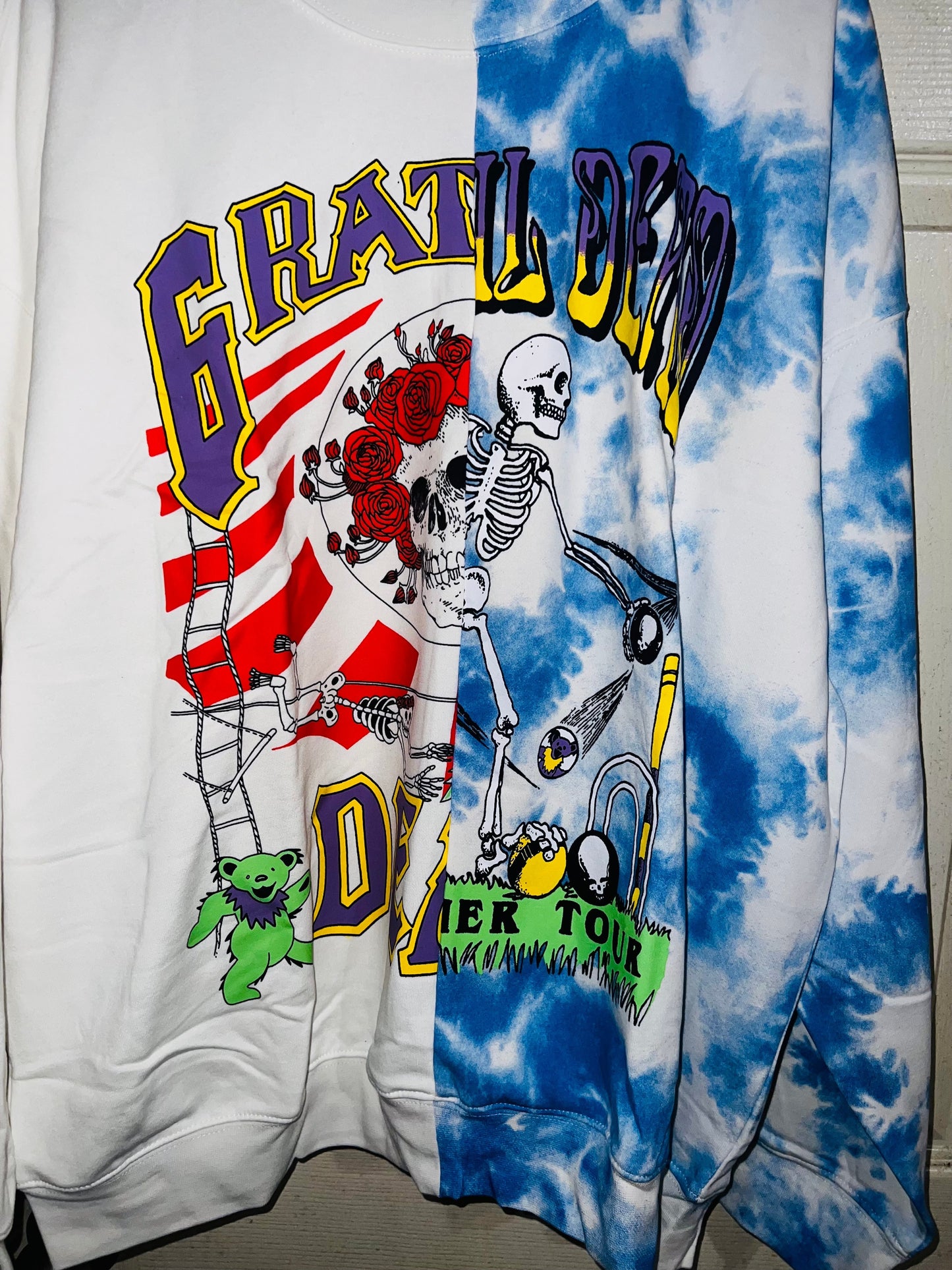 Grateful Dead Oversized Split Sweatshirt