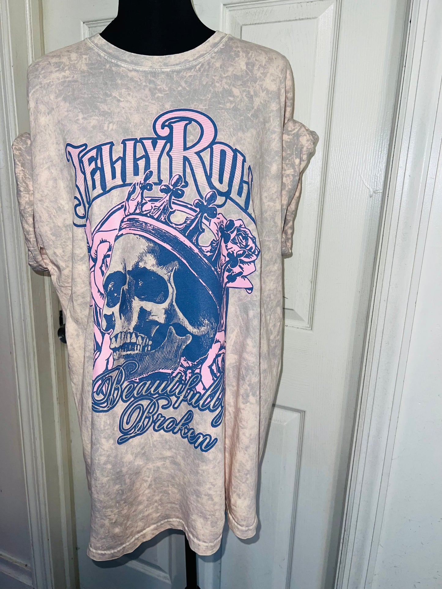 Jelly Roll Oversized Distressed Tee