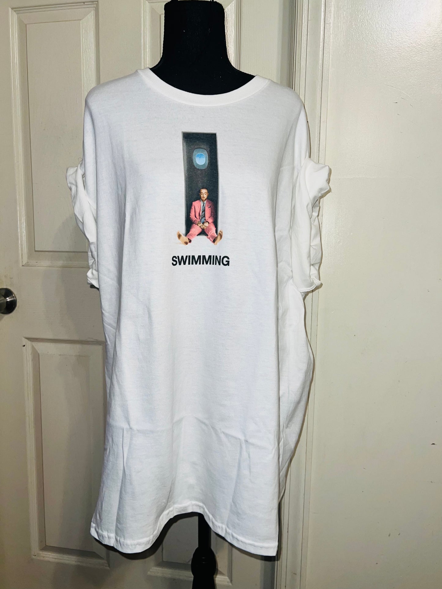 Mac Miller Swimming Double Sided Oversized Tee