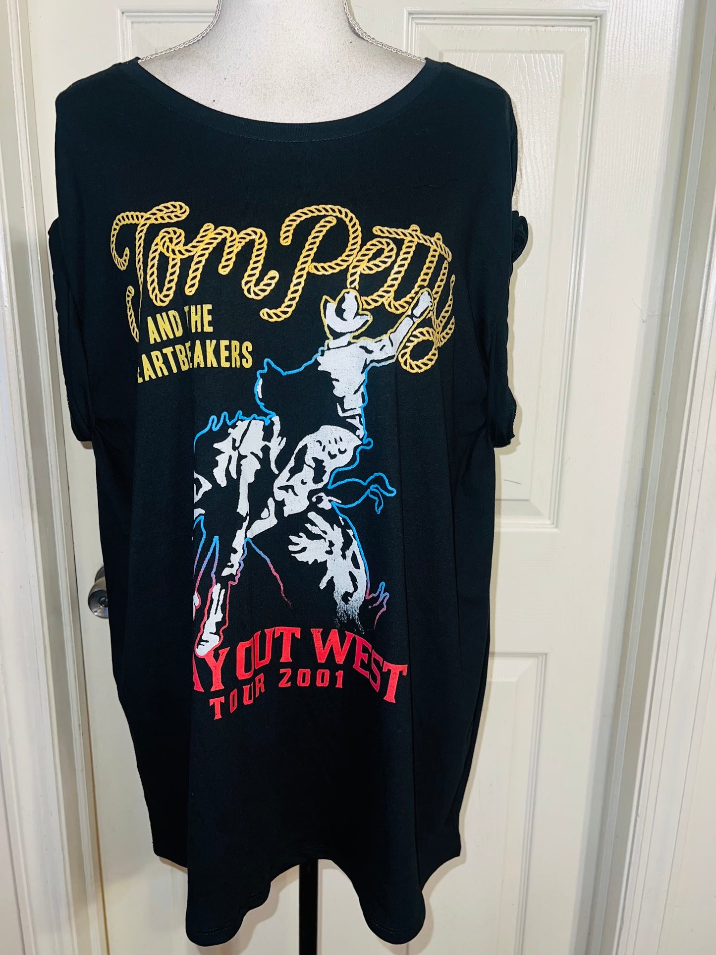 Tom Petty & The Heartbreakers Oversized Distressed Tee
