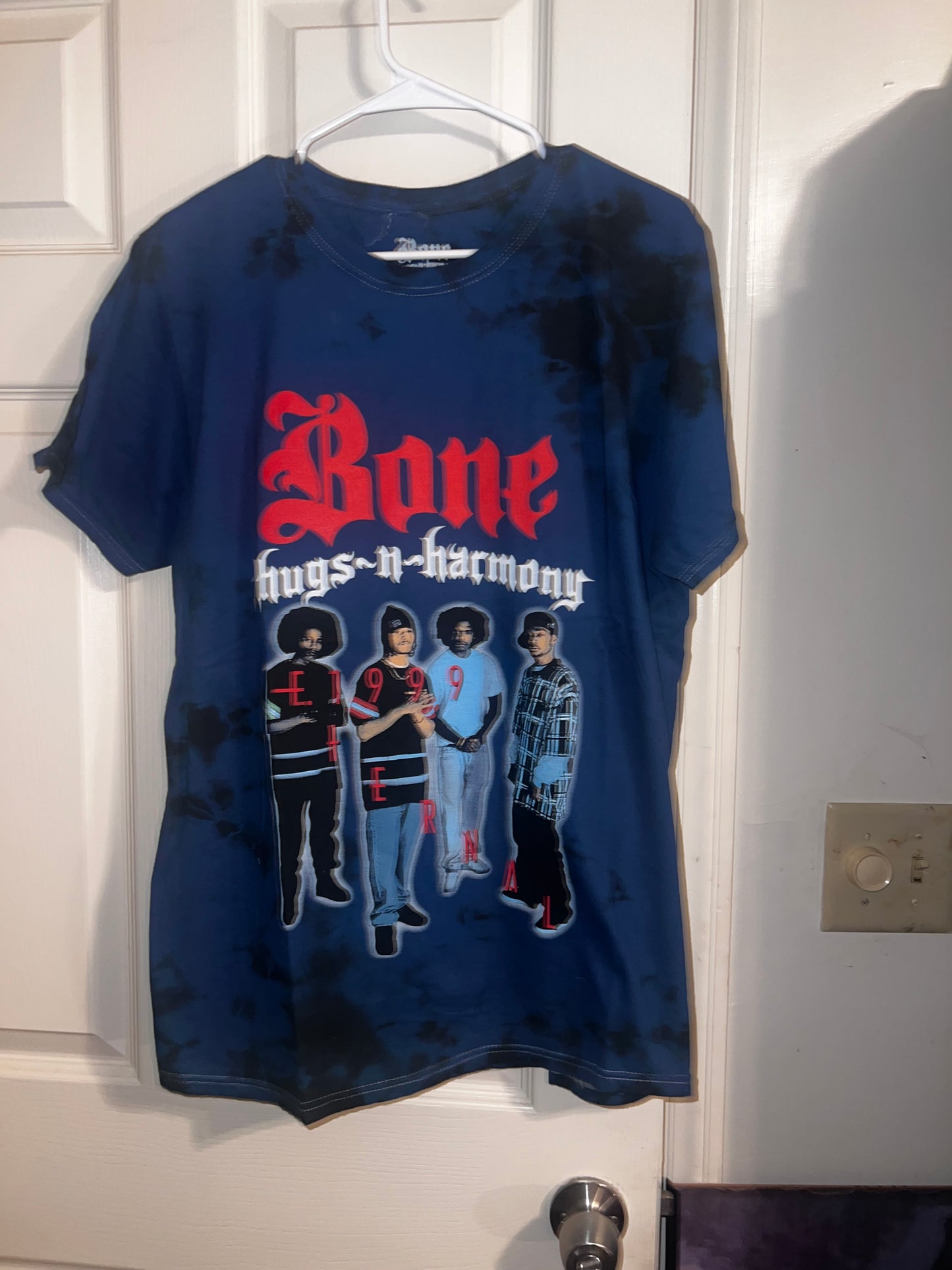 Bone Thugs n Harmony Tie Dyed Oversized Distressed Tee