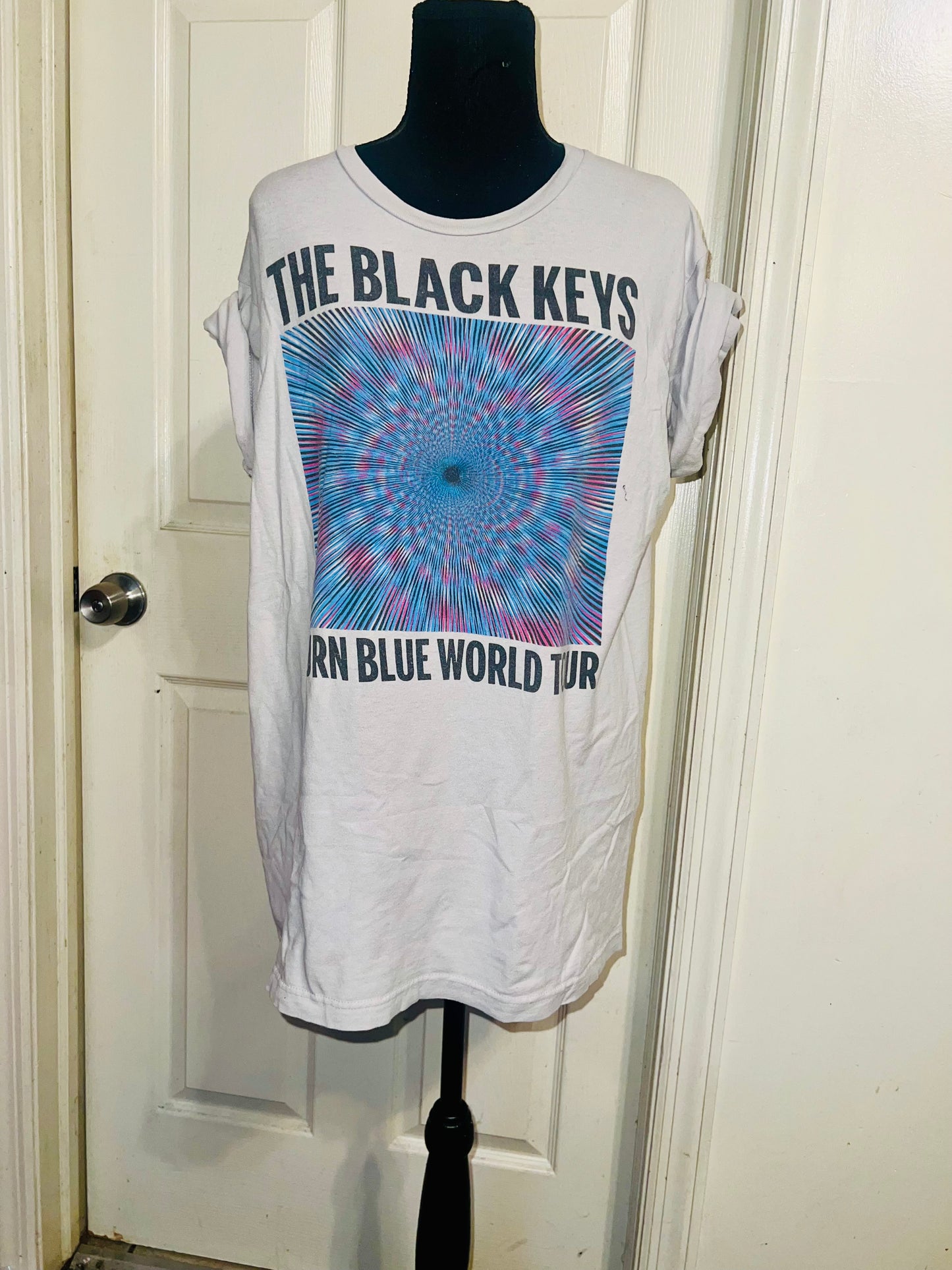 The Black Keys Vintage Tour Double Sided Oversized Tee