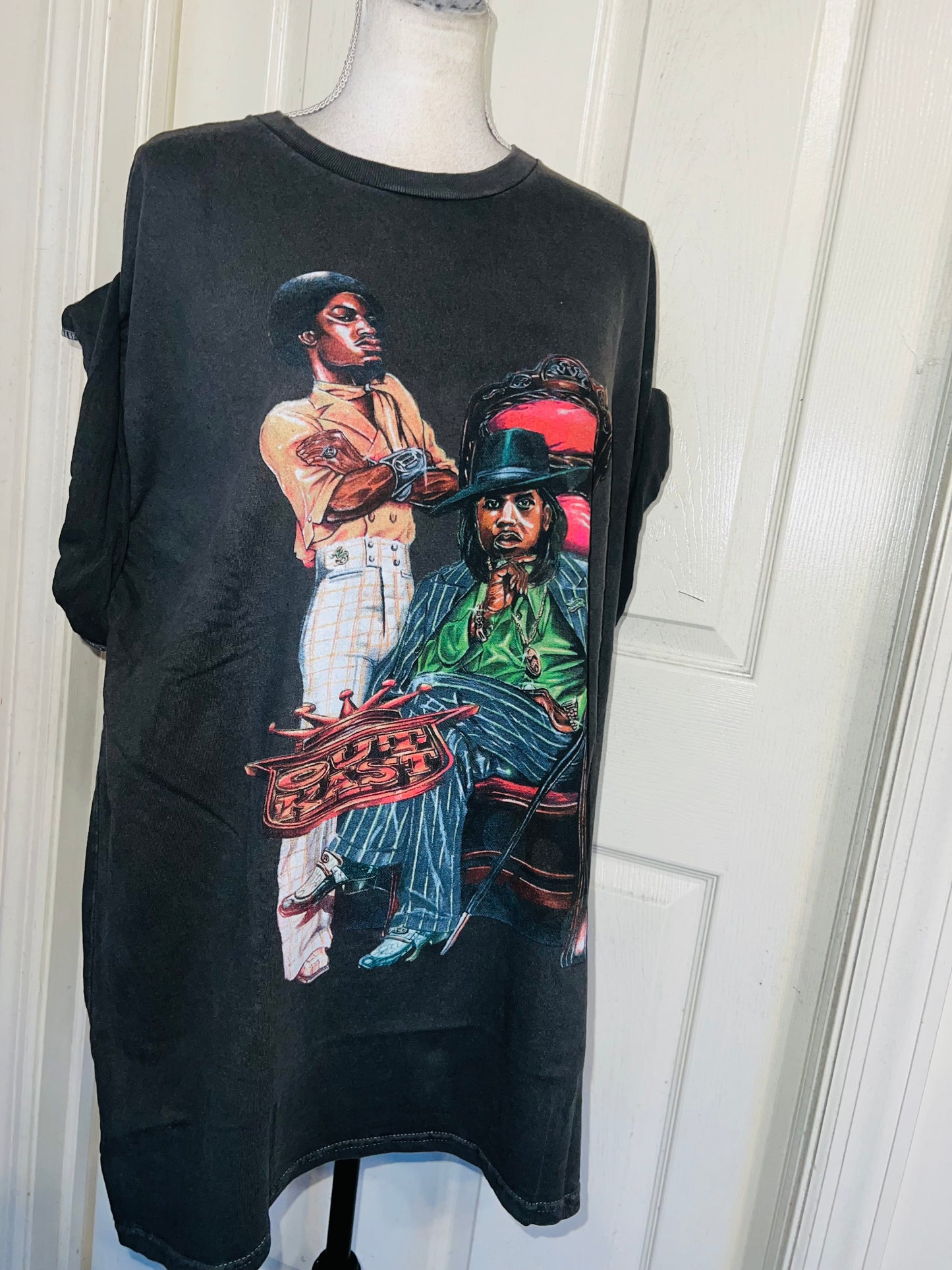 OutKast Double Sided Oversized Distressed Tee