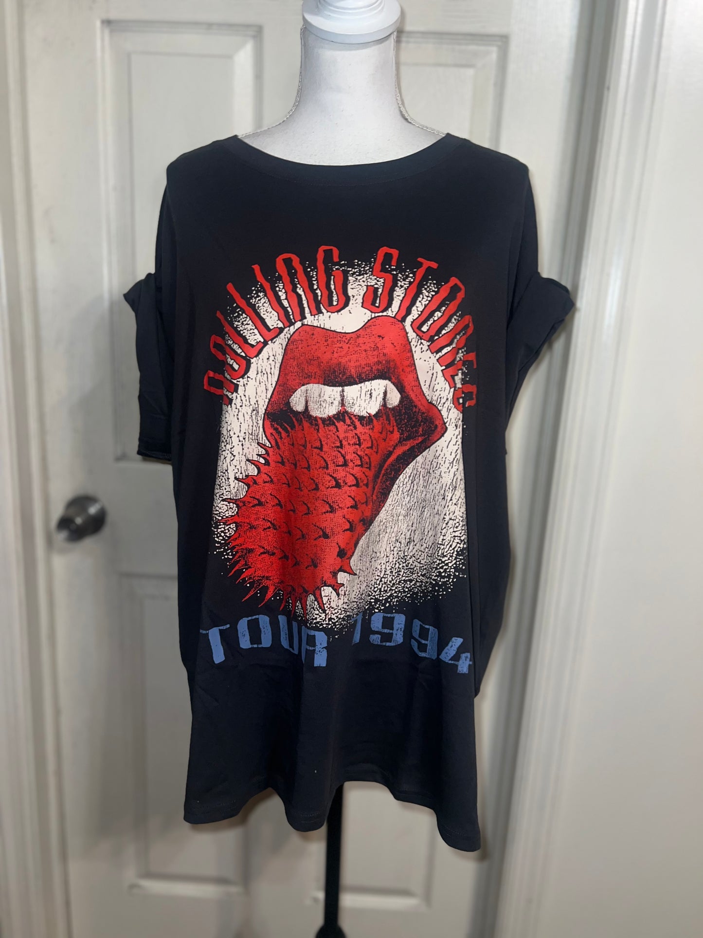 Rolling Stones Oversized Distressed Tee