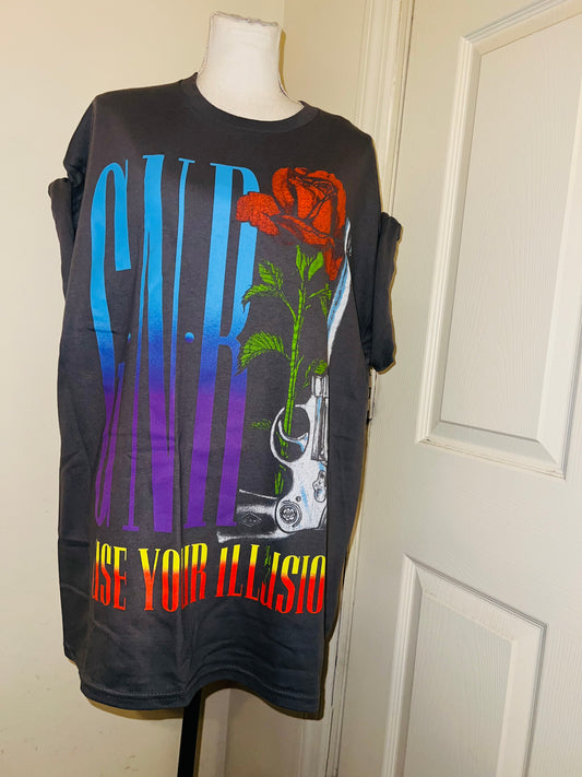 Guns N’ Roses Oversized Distressed Tee