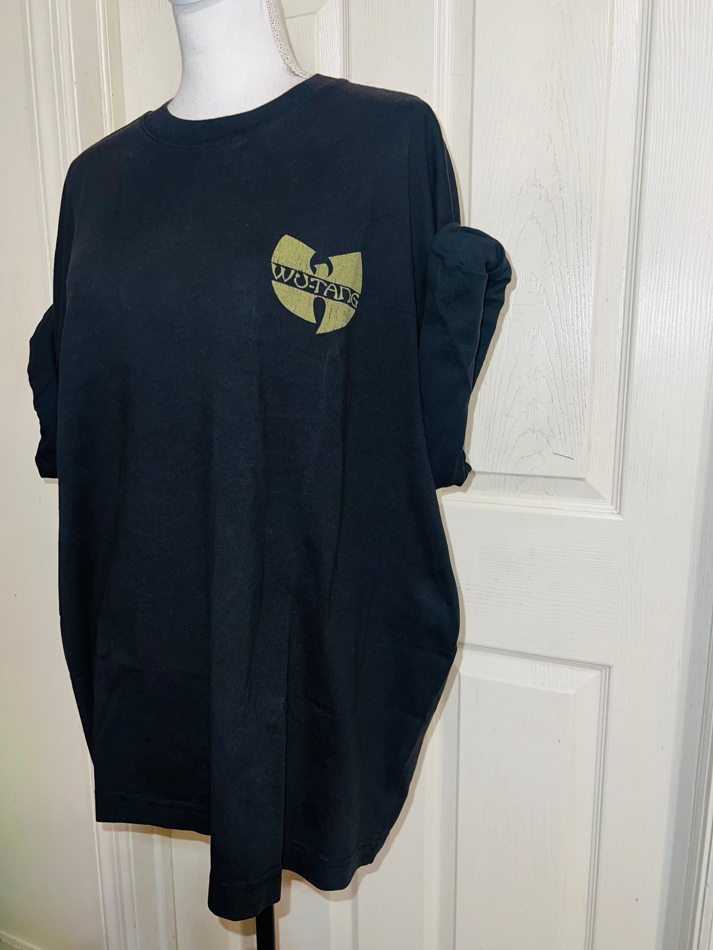 Wu-Tang Clan Double Sided Oversized Distressed Tee