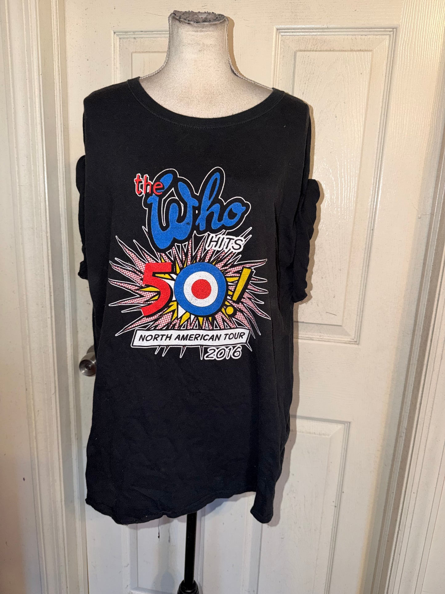 The Who Oversized Distressed Tee