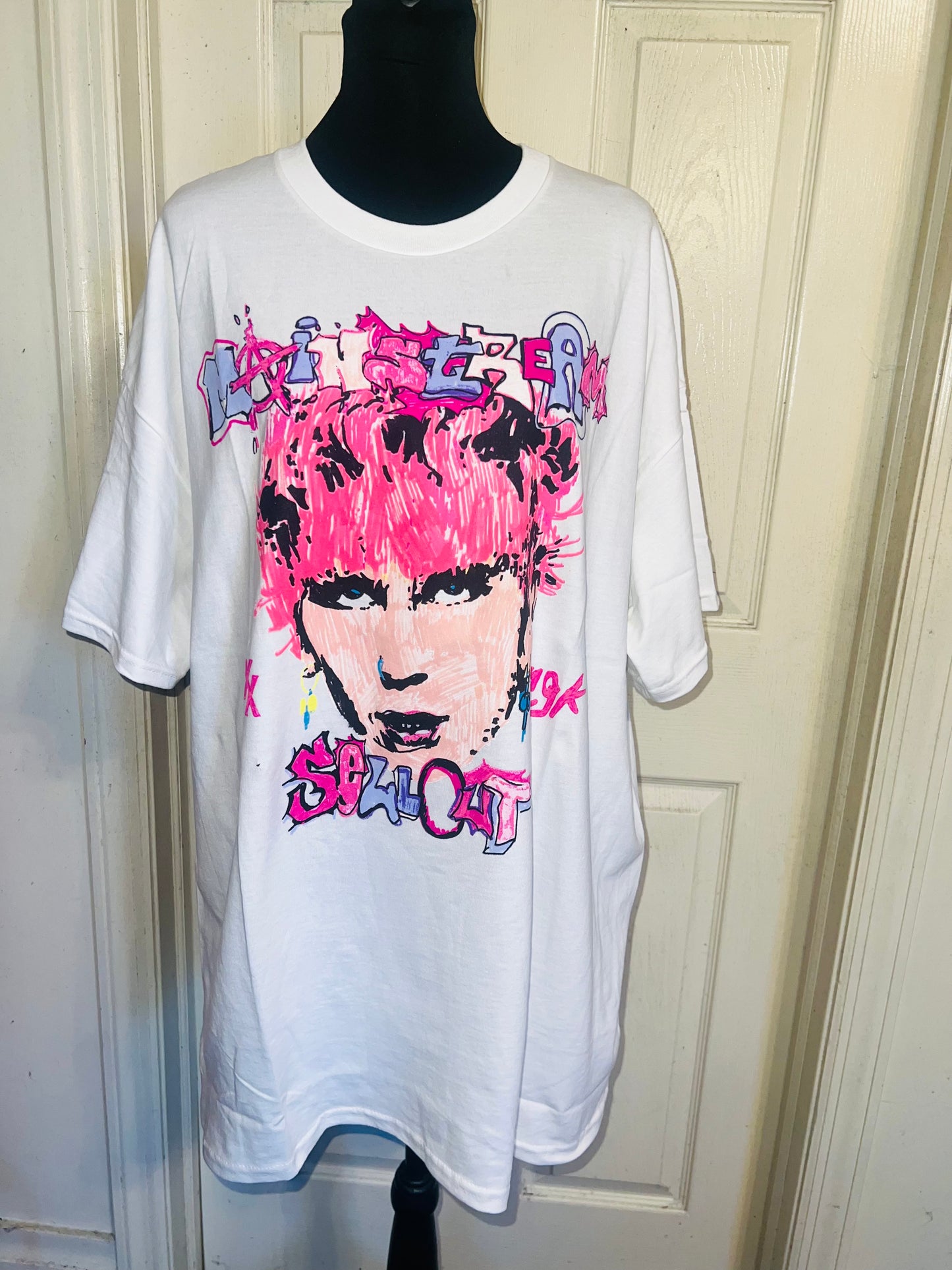 Machine Gun Kelly Oversized Distressed Tee