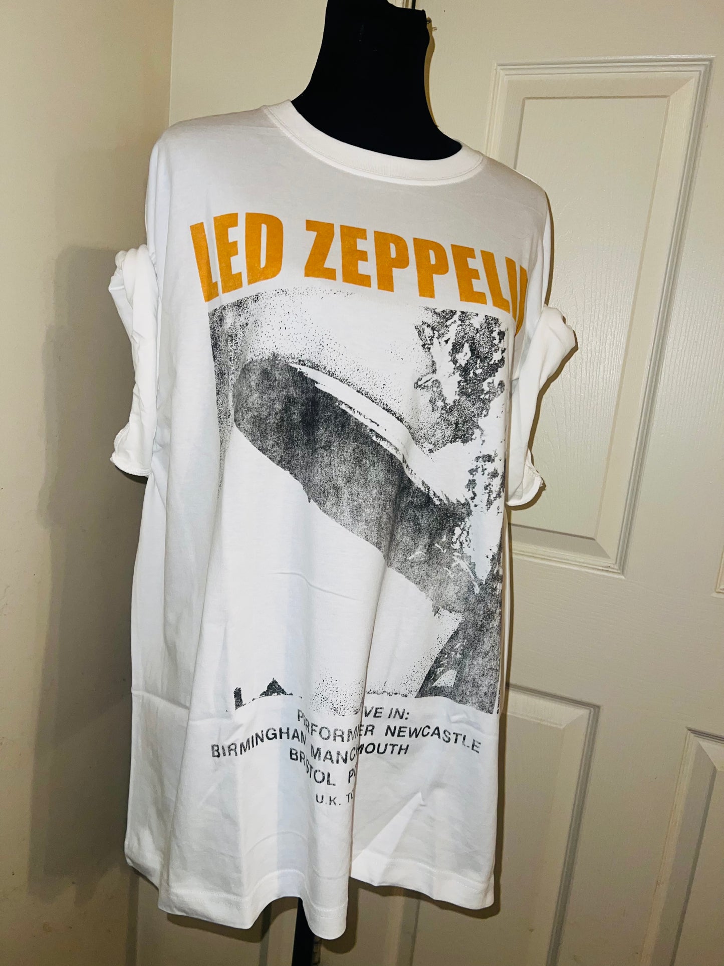 Led Zeppelin Oversized Distressed Tee