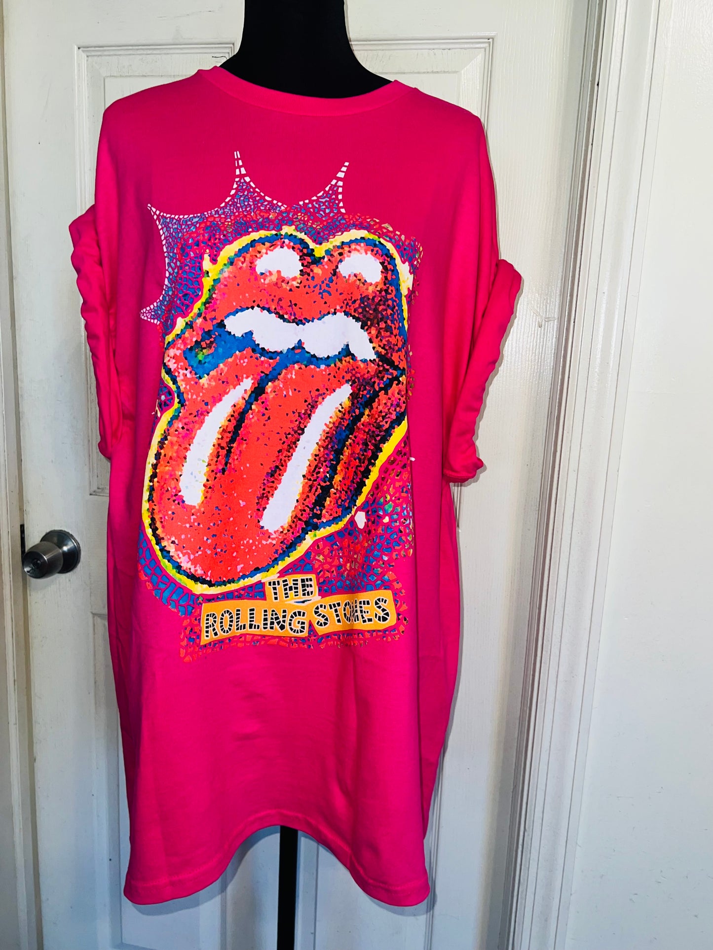 Rolling Stones Oversized Distressed Tee