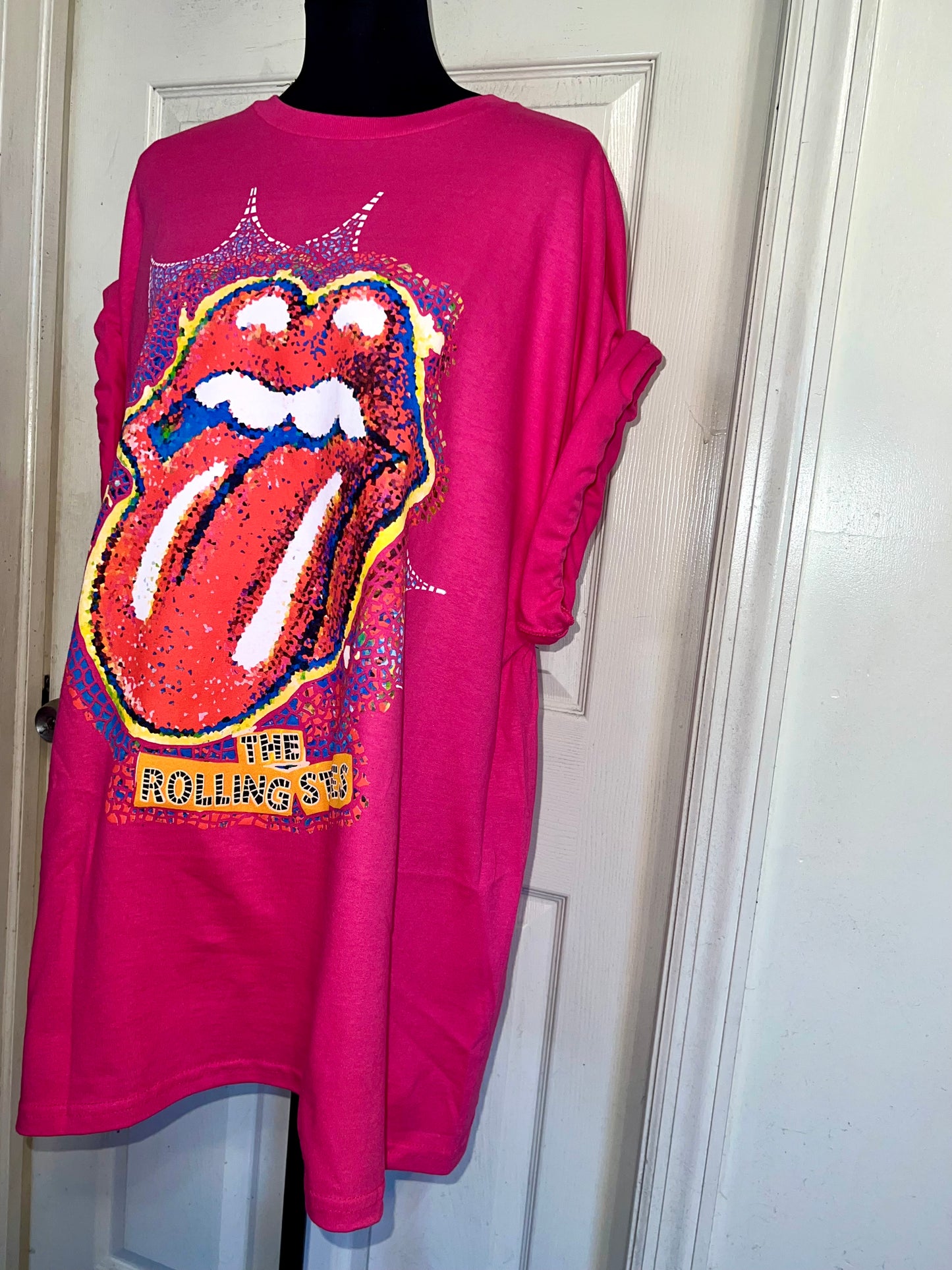 Rolling Stones Oversized Distressed Tee
