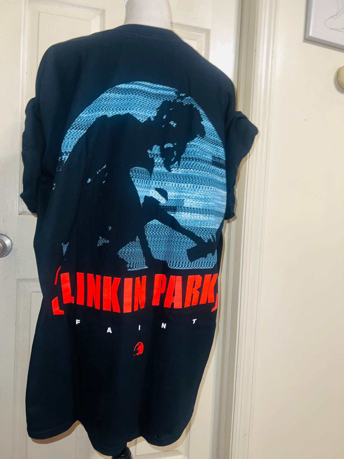 Linkin Park Double Sided Oversized Distressed Tee