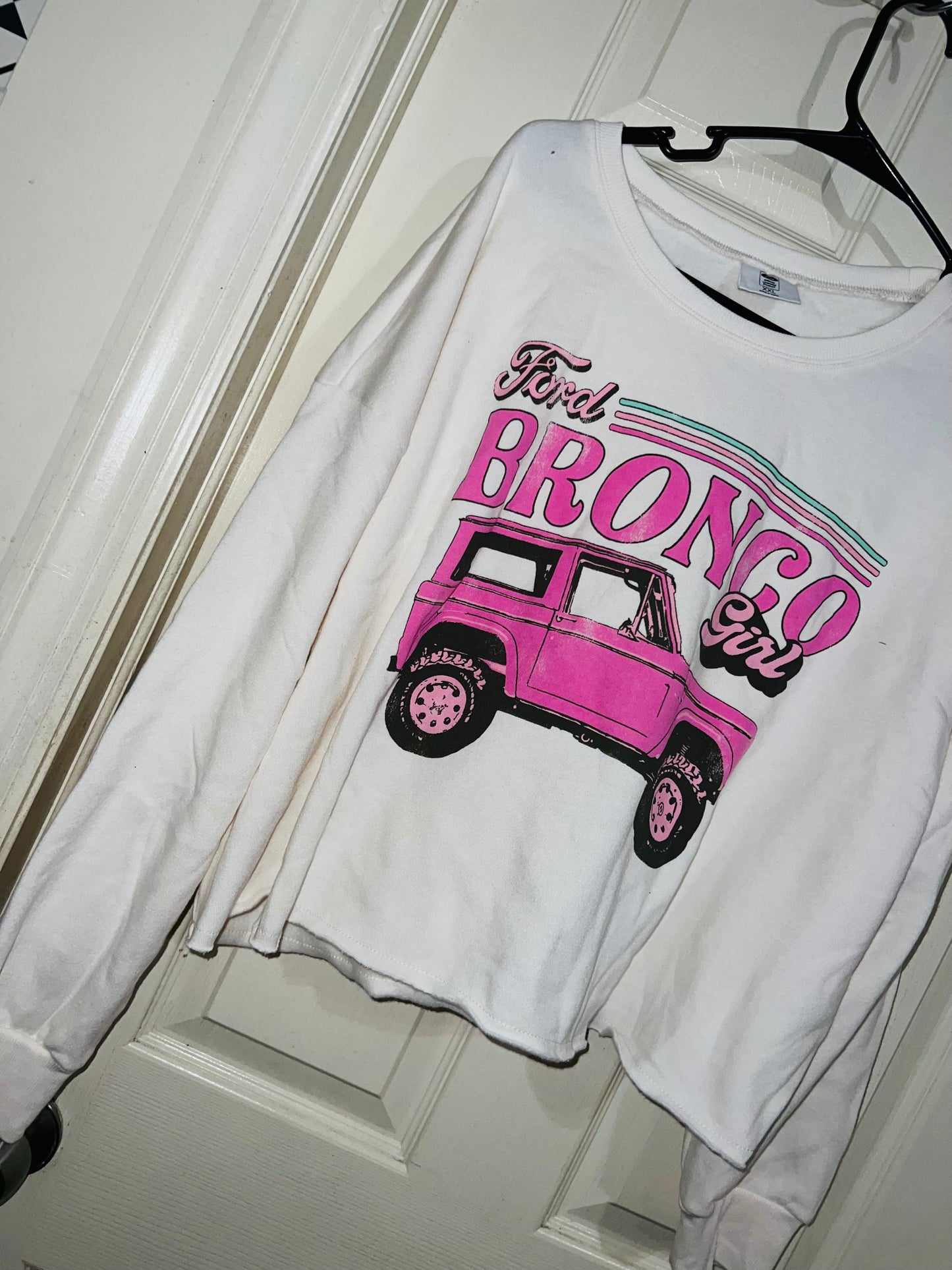 Ford Bronco Oversized Distressed Sweatshirt