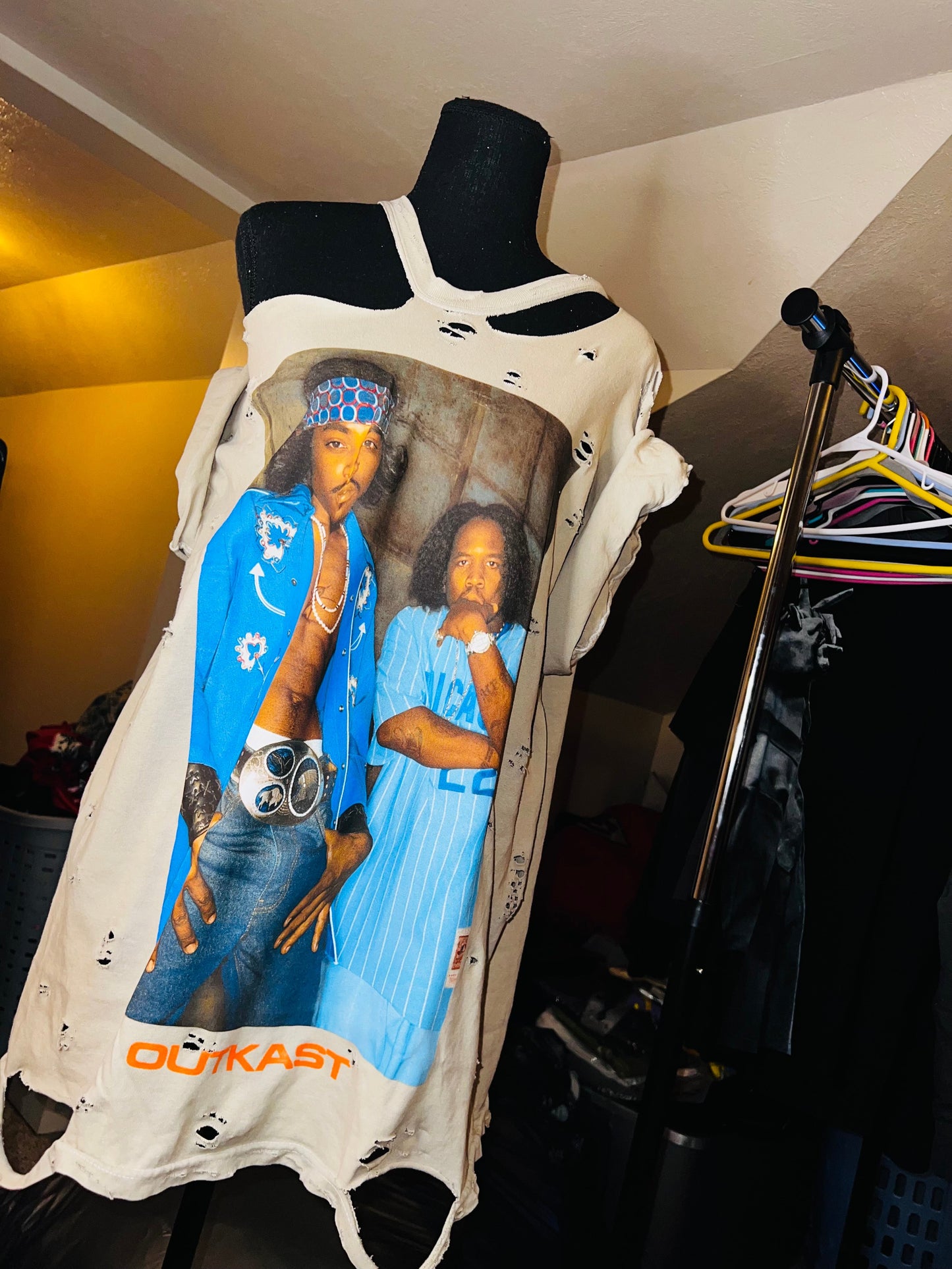 Outkast Oversized Distressed Tee