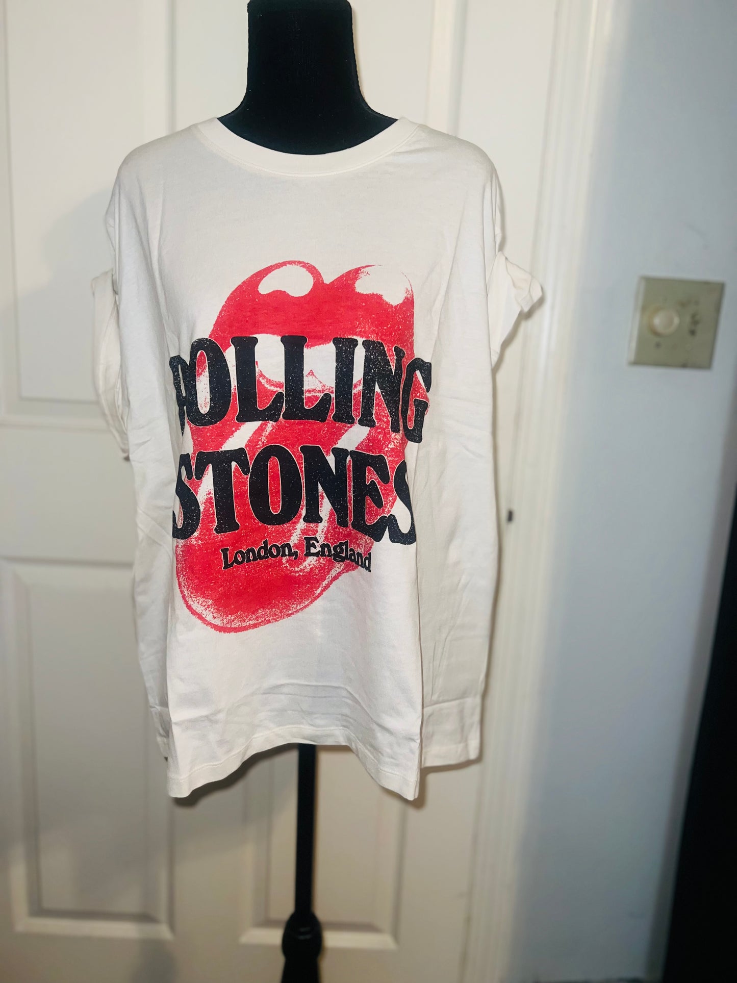The Rolling Stones Oversized Distressed Tee