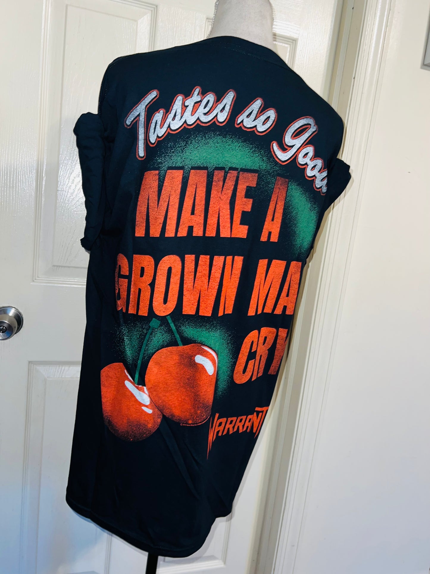 Warrant Double Sided Oversized Distressed Tee