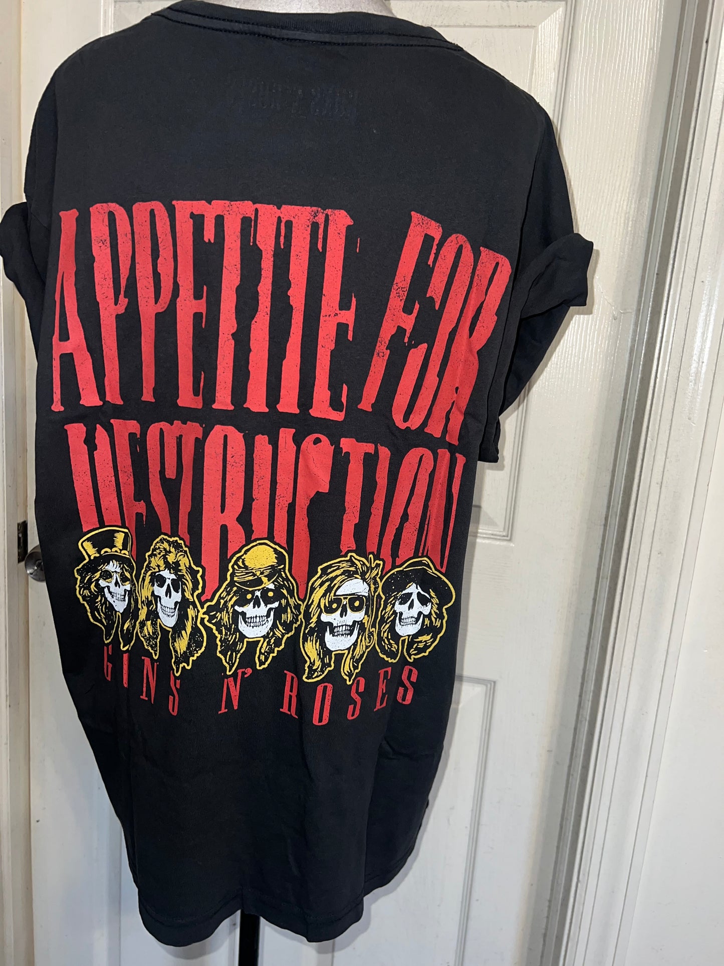 Guns n’ Roses Double Sided Oversized Distressed Tee