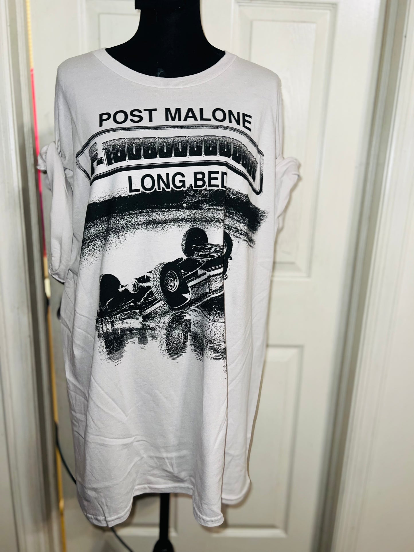 Post Malone Double Sided Oversized Distressed Tee