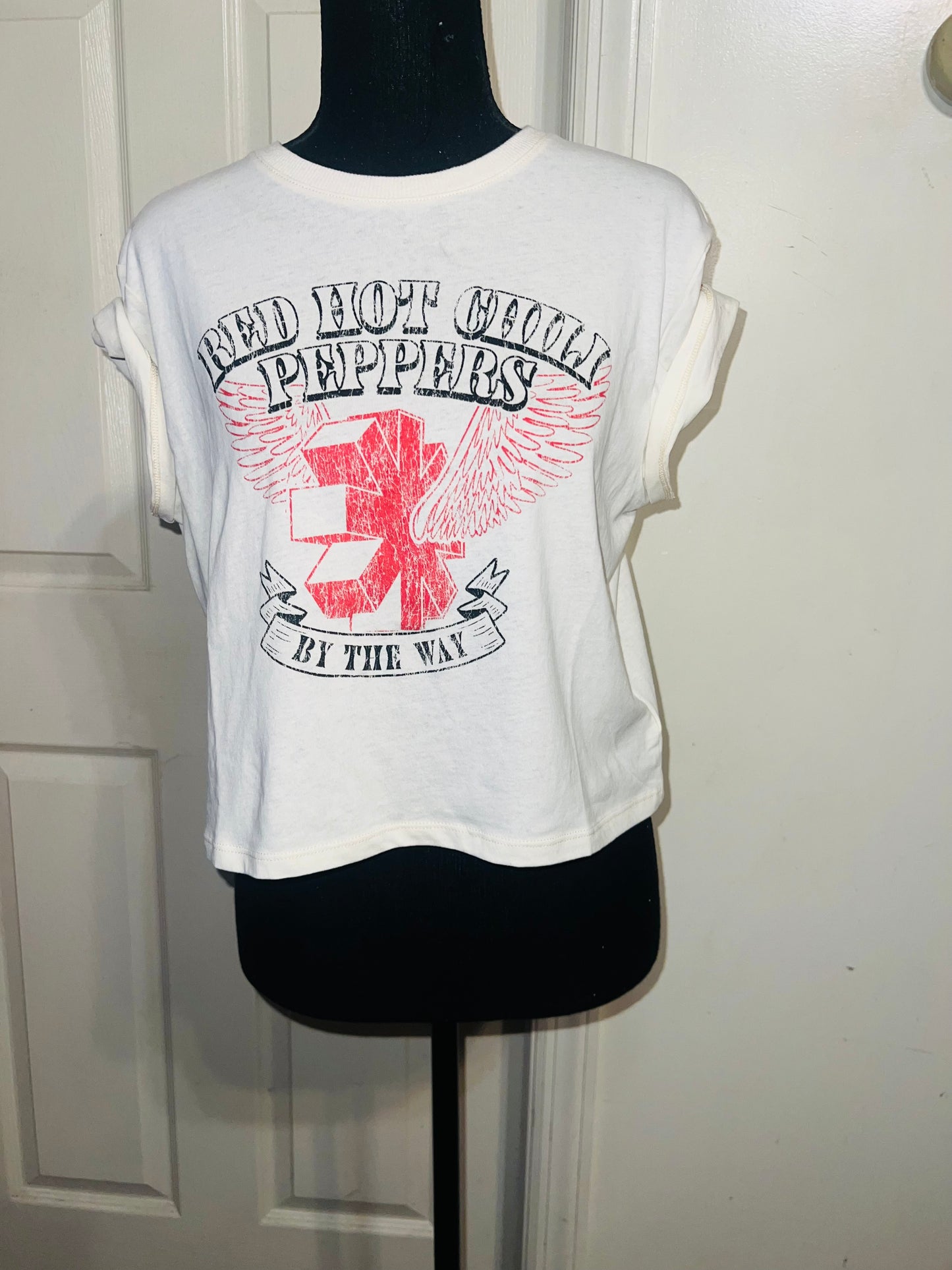 Red Hot Chili Peppers Distressed Baby Tee